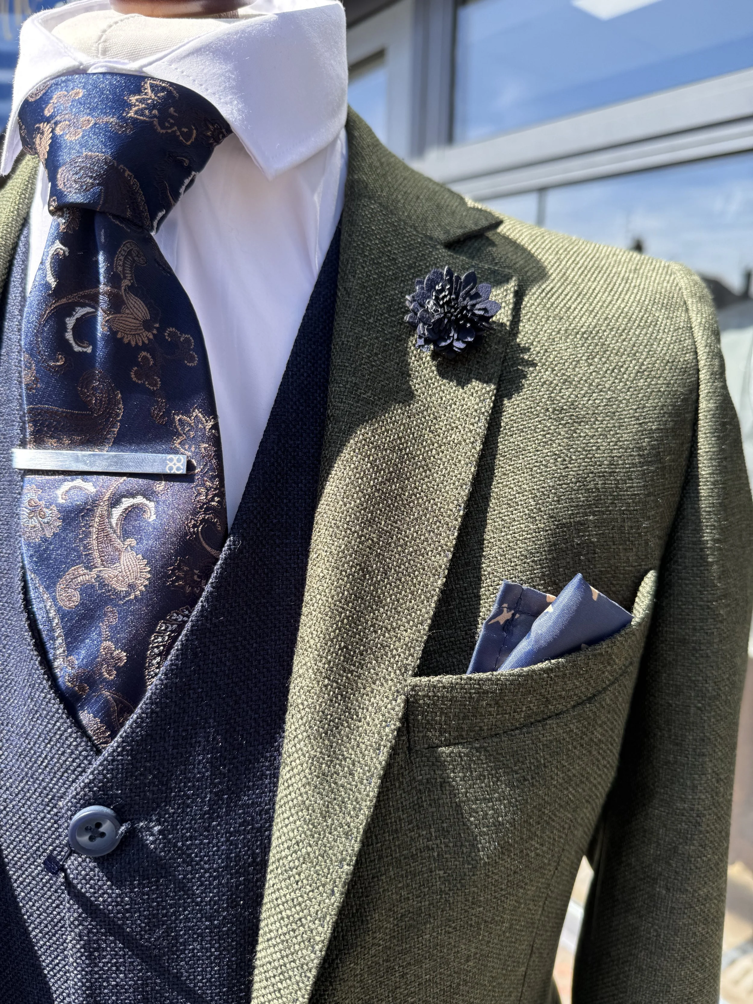 Fratelli Green 3-Piece Suit