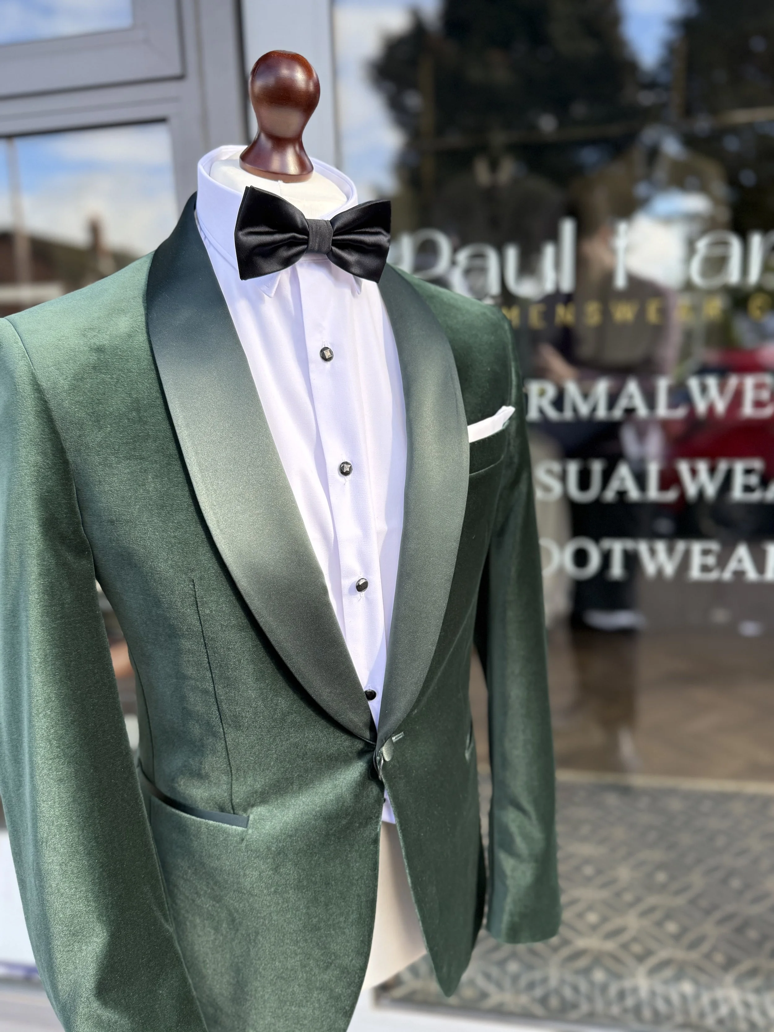 Remus Uomo Green Velvet Tuxedo