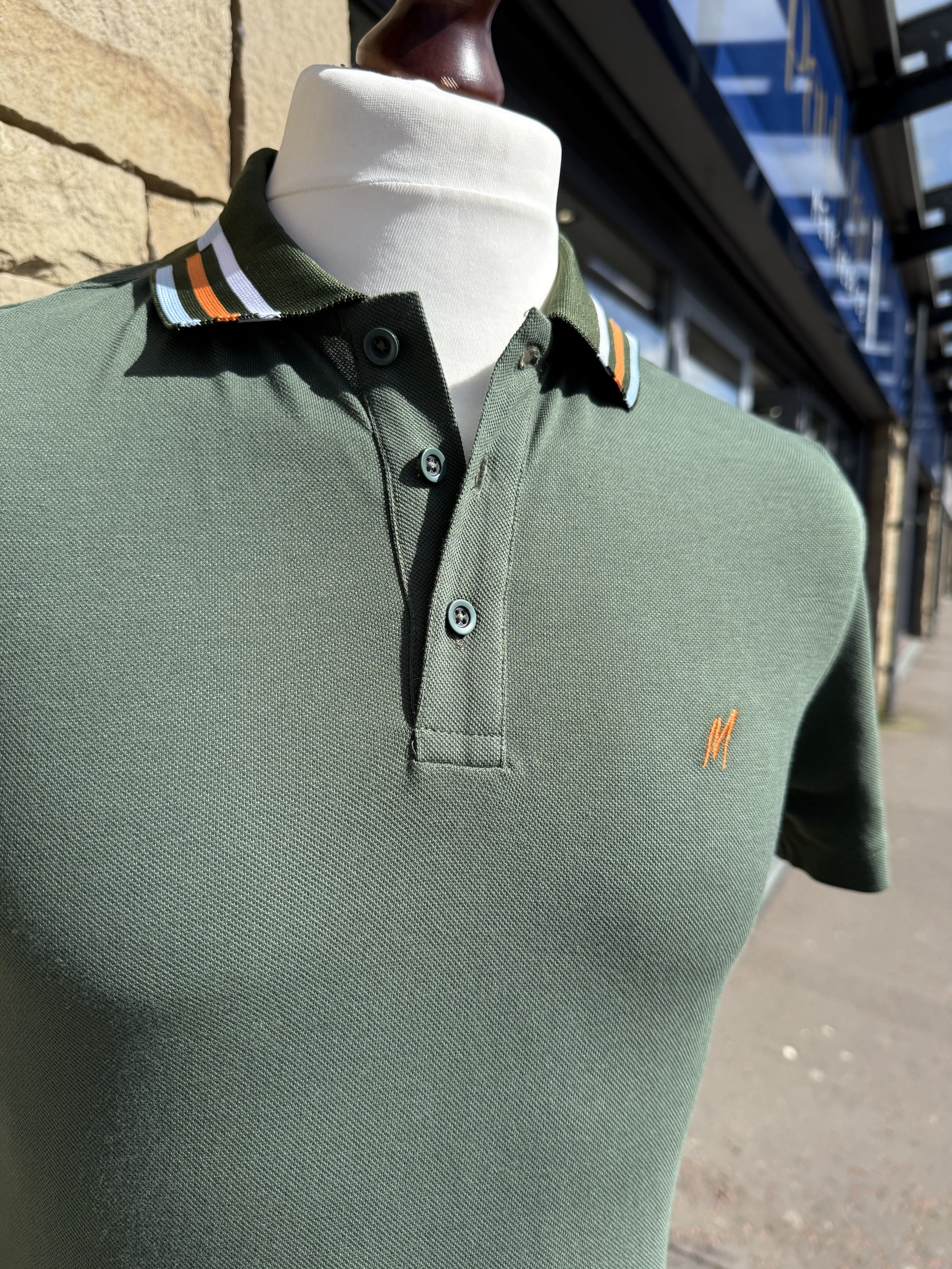 Mish Mash Dark Green Polo