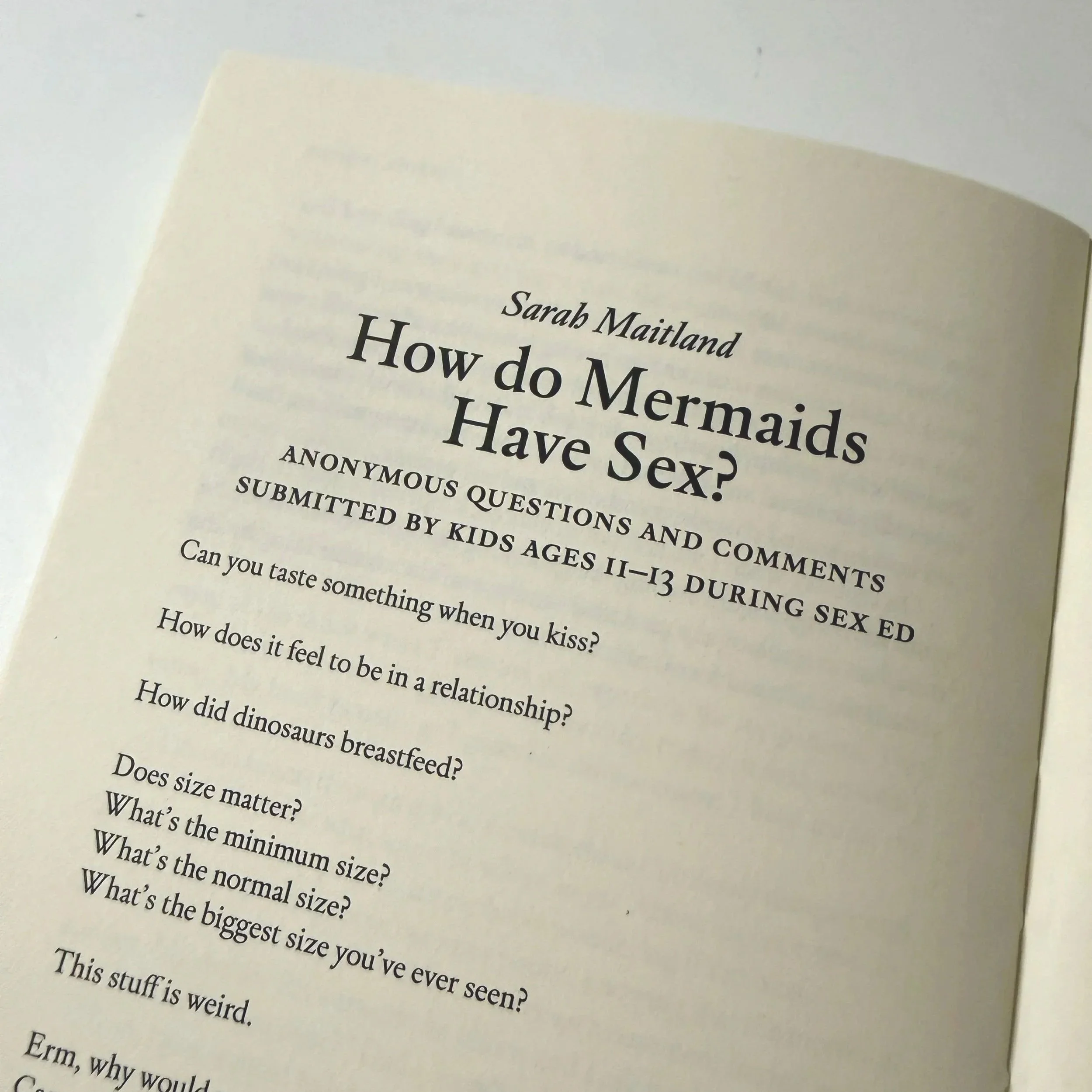 How do Mermaids Have Sex? Poem