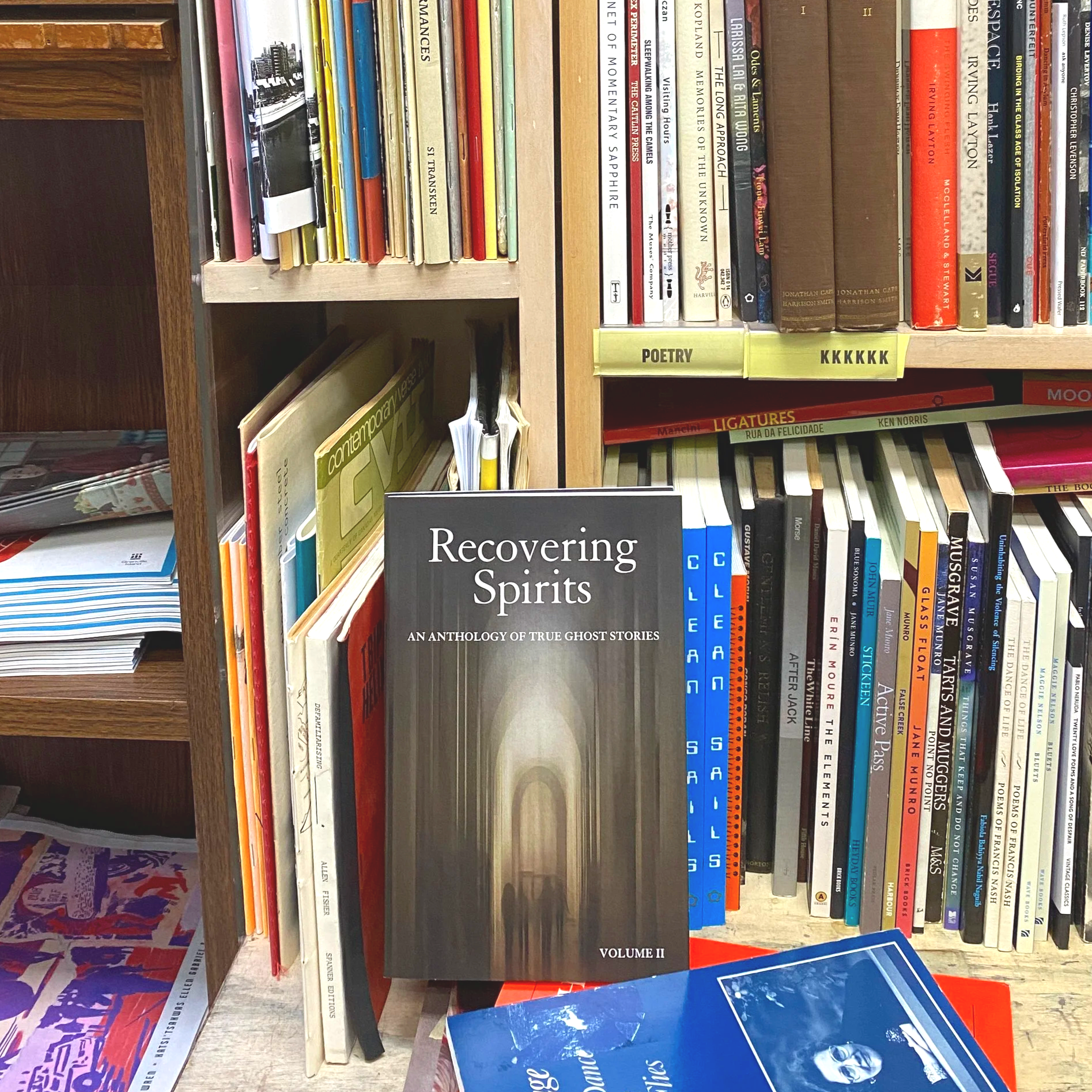“The Lonely Library,” memoir in Recovering Spirits: An Anthology of True Ghost Stories, Volume II, edited by Jill Mandrake (Sister DJ Press, 2024)