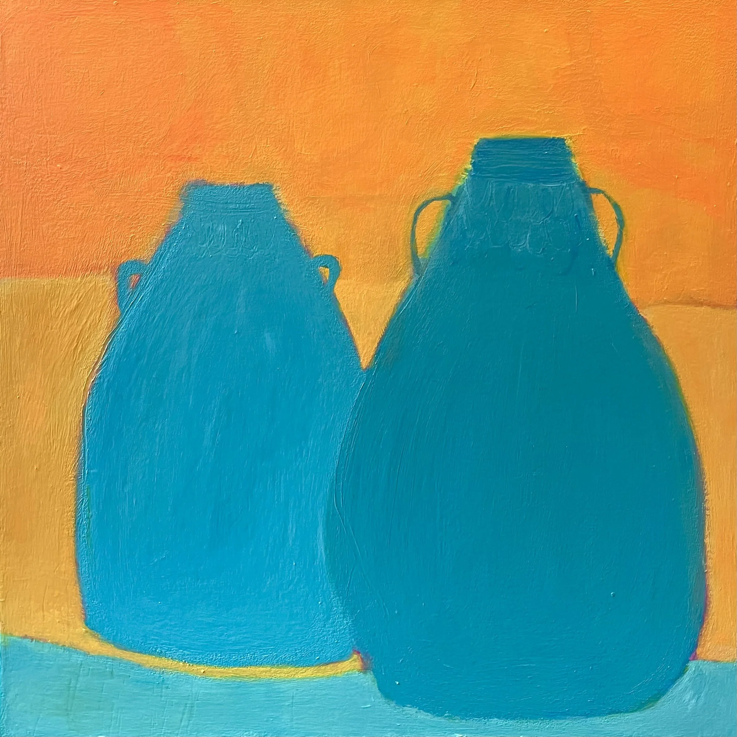 Bright Eyes, Open Heart, 36" x 36"x 1.5" acrylic on canvas