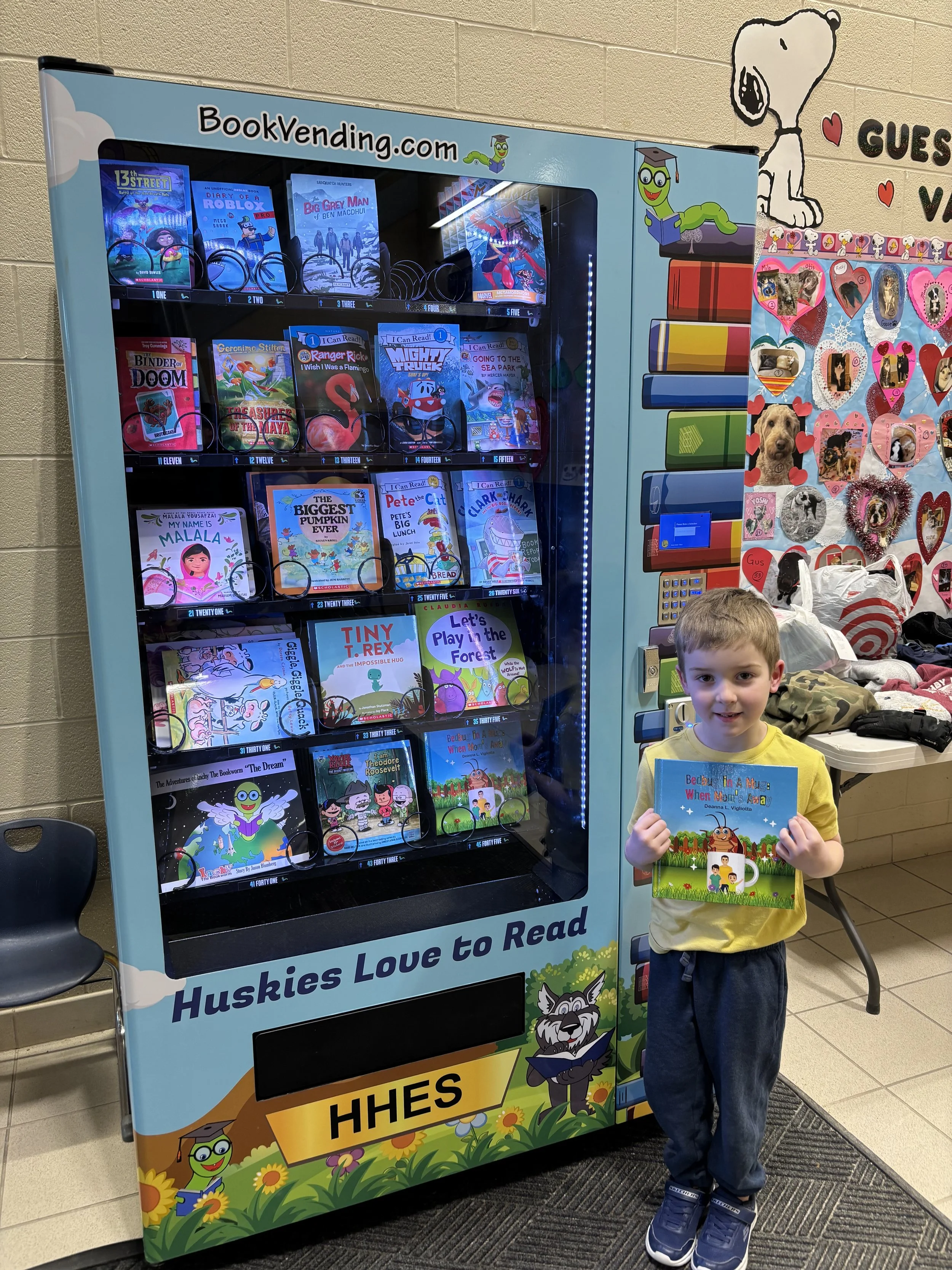 Bedbug in a Mug Book Vending Machine KELP