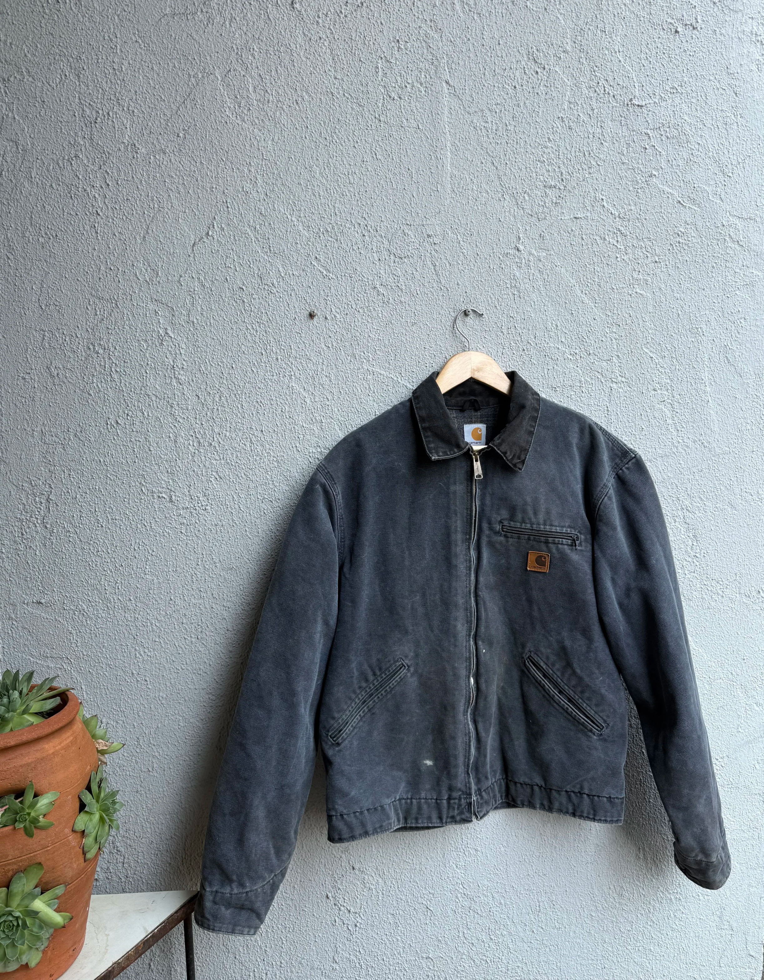 Carhartt Lined Grey Large Detroit Jacket