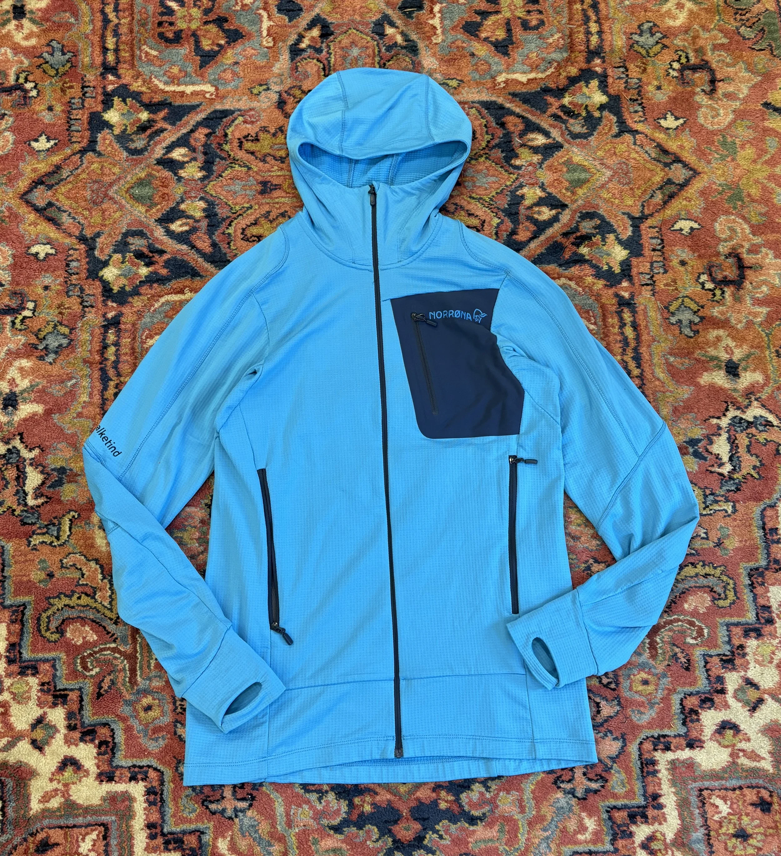 Norrona Falketind Polartec Power Grid Fleece Size Small