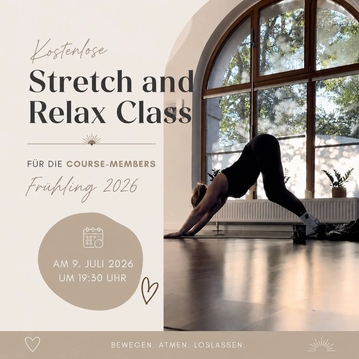Kostenlose Dankeschön-Class Strech &amp; Relax am 9.7