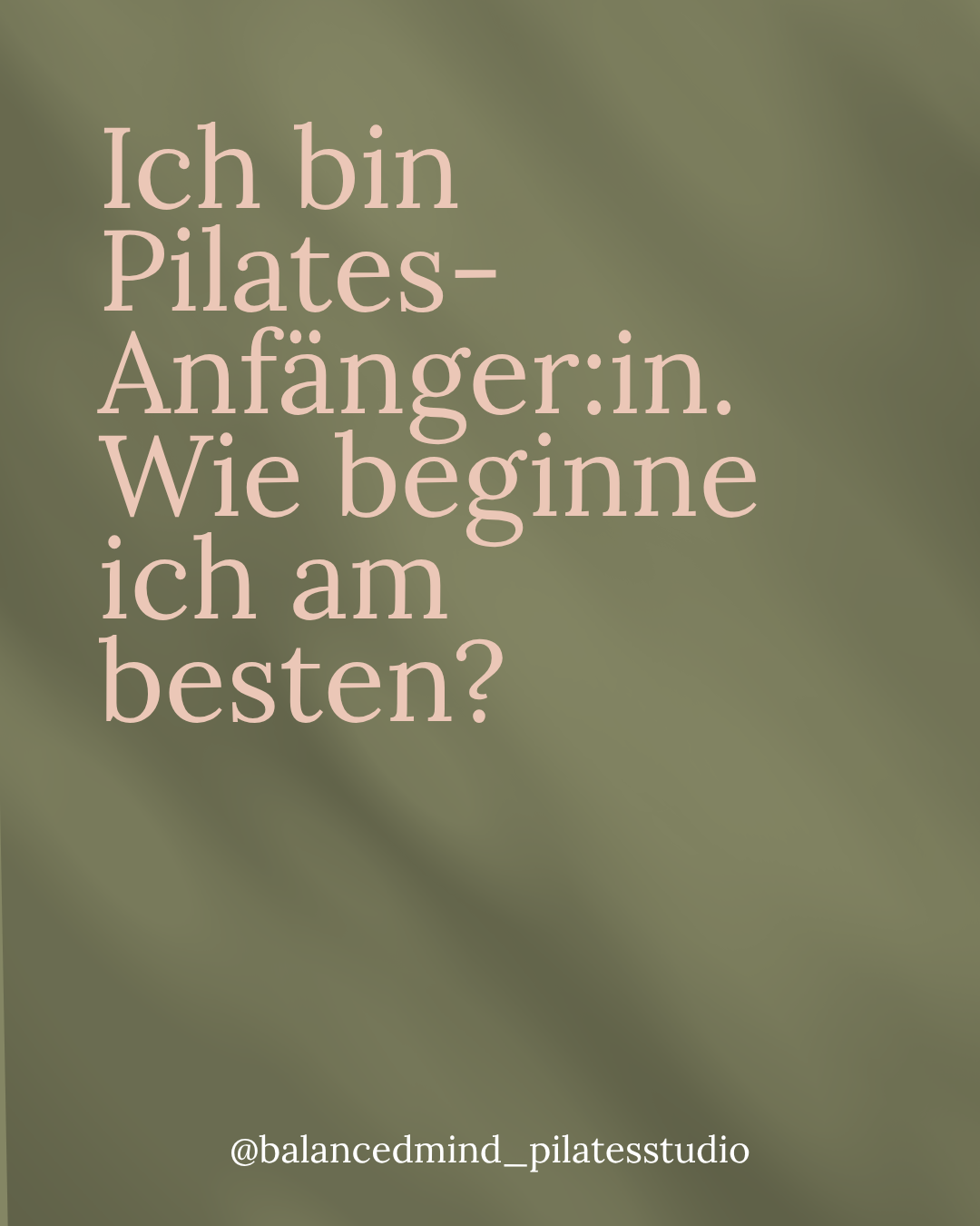 Die nächste INTRO - CLASSES für deine Start hier