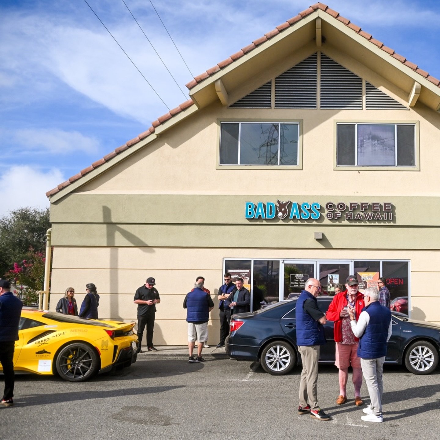 Cross the bridge. Park the Ferraris. Pour the coffee.

After crossing the Golden Gate Bridge, FOG RALLY 2025 drivers and co-drivers rolled into @badasscoffeeofhawaii for a well-earned pit stop&mdash;fuel for both the road and the mission.

Moments li