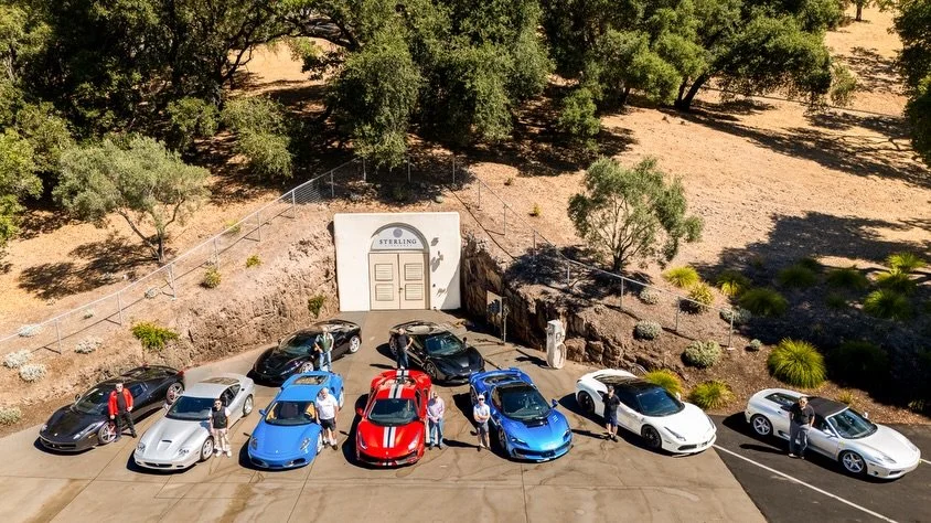 Ferraris, wine country, and a day with the FOG RALLY community. 🍷🏎️

FOG RALLY Drivers and friends recently made a special trip to @SterlingVineyards in Calistoga for an afternoon of wine, spectacular views, and great company.

We&rsquo;re proud to