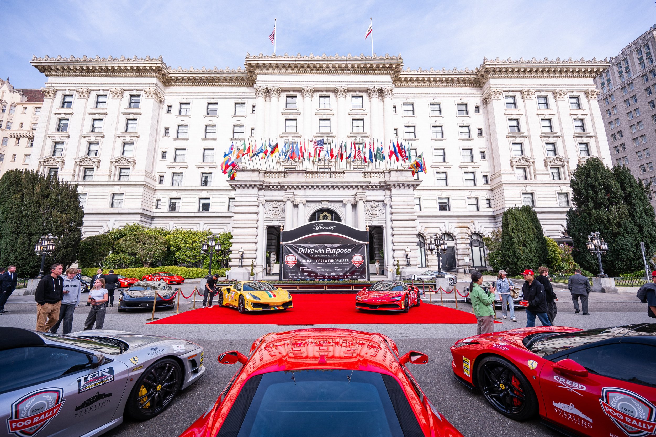 FERRARIS ❤️ FAIRMONT

The FOG RALLY 2026 Gala Fundraiser came home to the @fairmontsanfrancisco, where FOCF hosted its very first Gala and still our favorite place to open the weekend.

This year we used every inch of it. A sprawling red carpet ran b