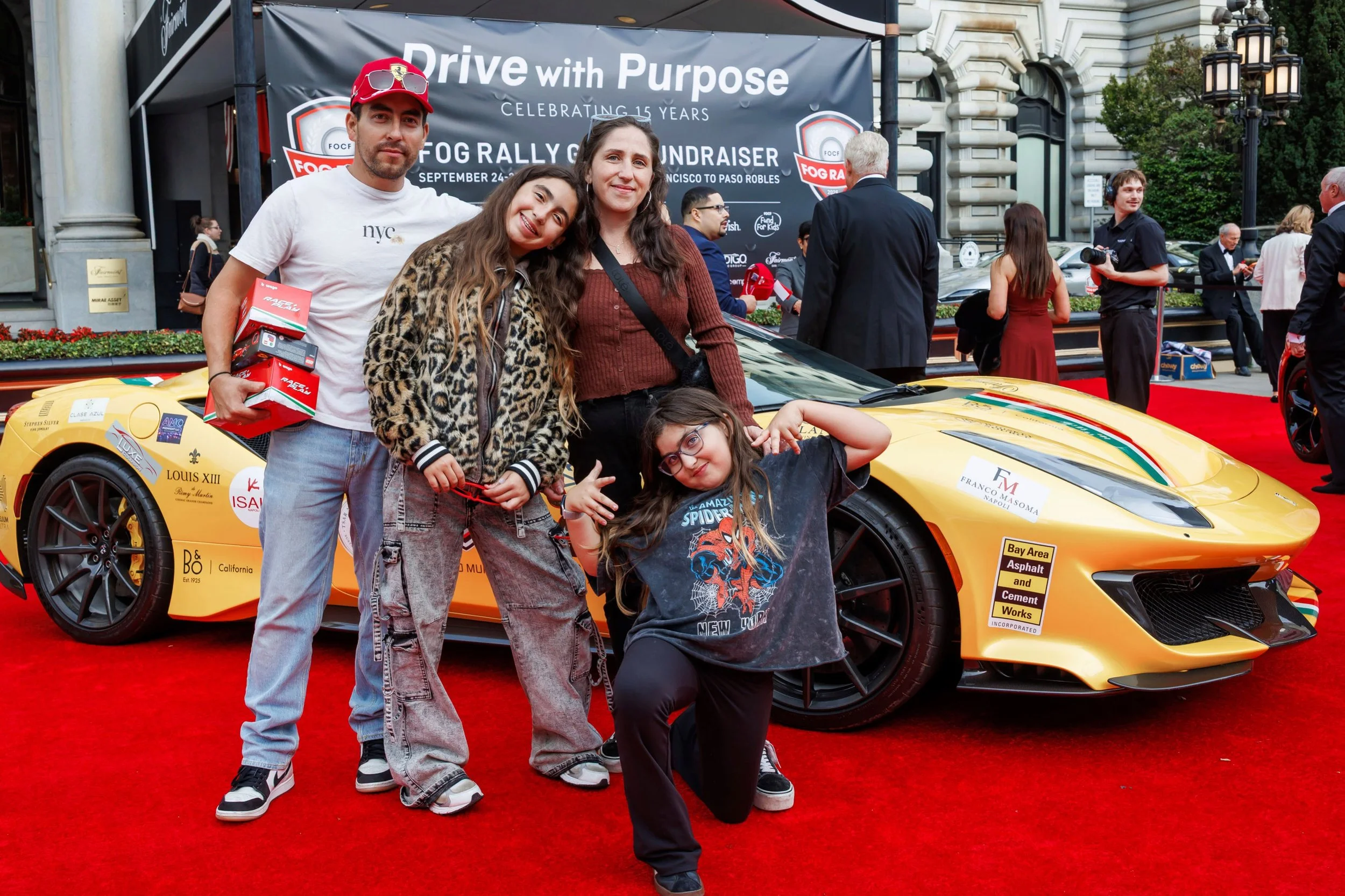 These smiles are what drive us. ❤️🏎️

One of the most meaningful moments of the FOG RALLY 2026 Gala Fundraiser was welcoming children and families from @makeawishsf to experience the magic of Ferrari on the red carpet at the @fairmontsanfrancisco.

