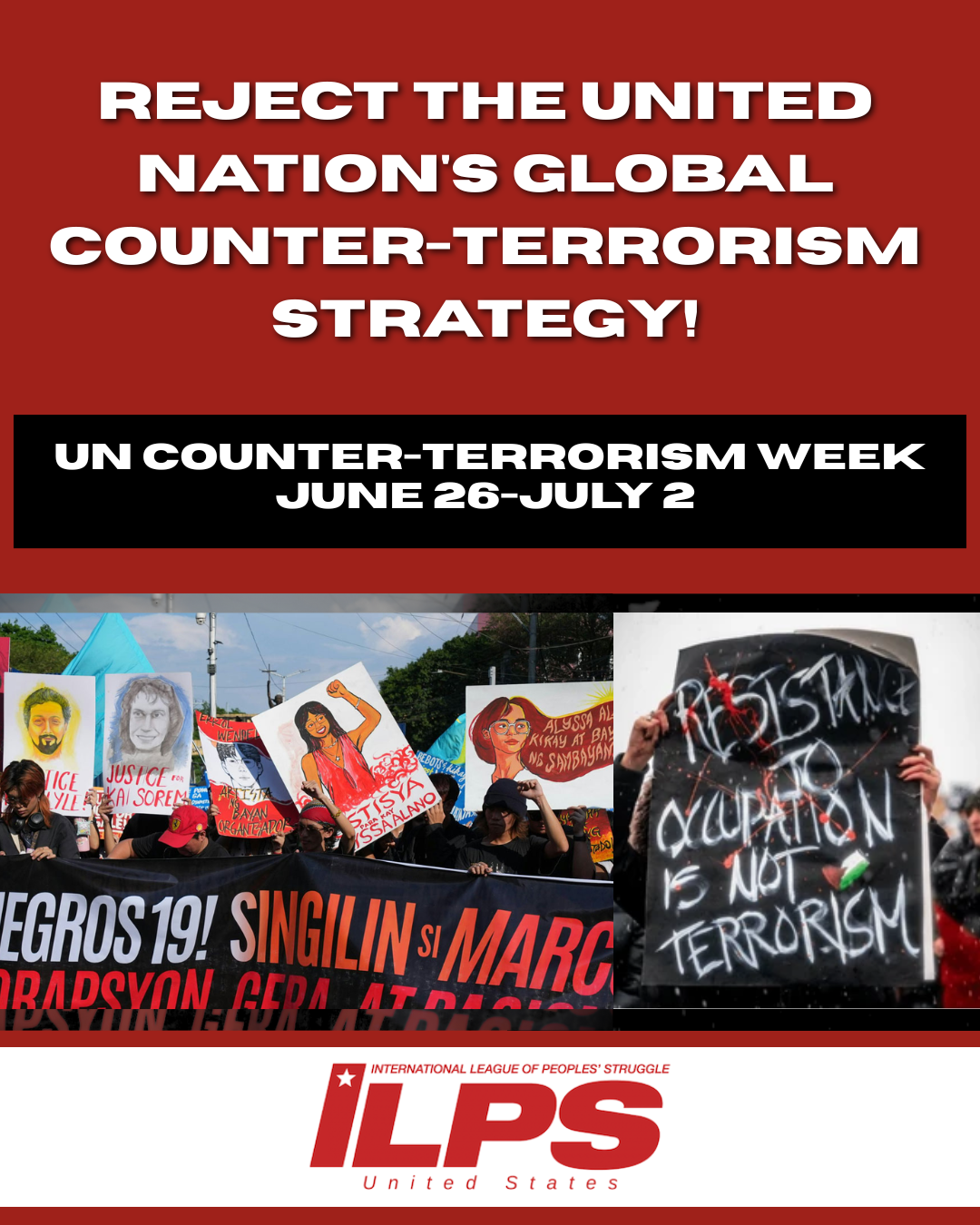 The United Nations Counter-Terrorism Week - A Threat to Peoples' Movements
