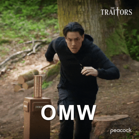 Running Late On My Way GIF by Peacock.gif