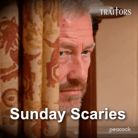 Sunday Traitors GIF by Peacock.gif
