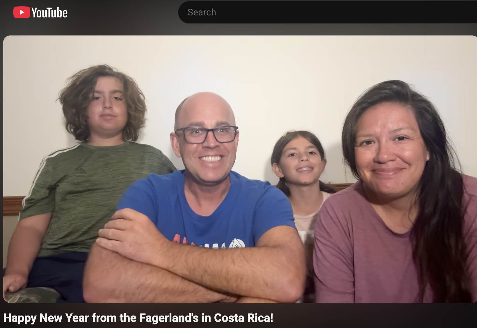 Happy New Year from Costa Rica!