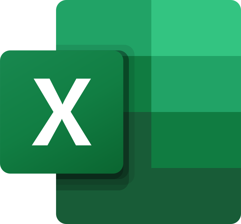 Icon of a green spreadsheet with an 'X' indicating Excel, symbolizing a Microsoft Excel file.