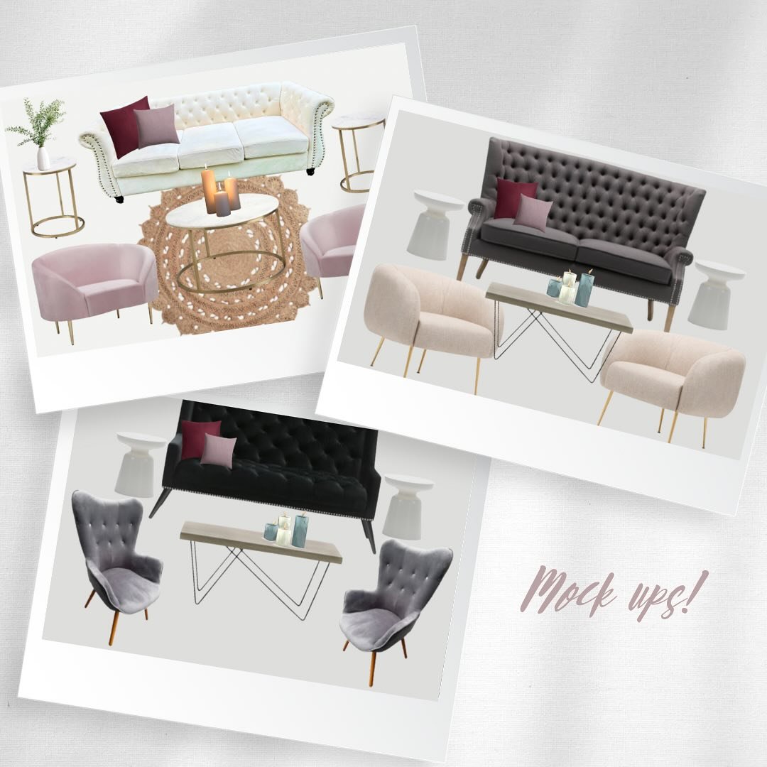 These beauties were all loaded today for events this weekend, if you can&rsquo;t visualize the pieces you are looking for we can help by providing a design rendering such as this 😍