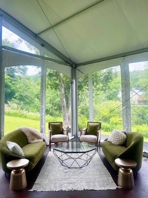 Large geometric coffee table, 44" wide QTY  1