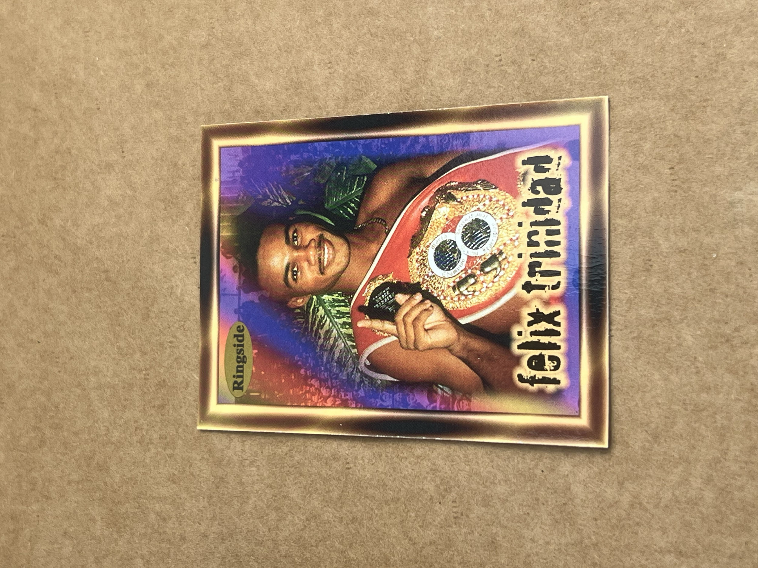 Tito Trinidad Ring Side TC Rookie Card 1996 Front.png