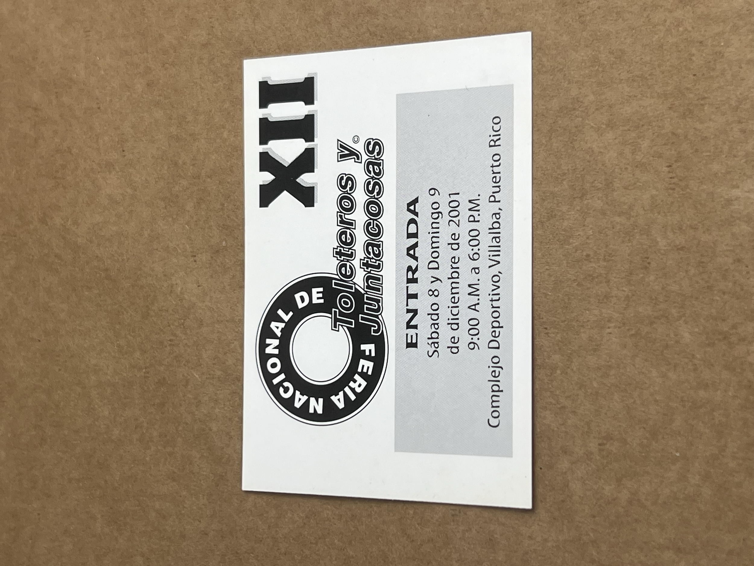 Roberto Clemente Toleteros y Junta cosas 2001 back.png