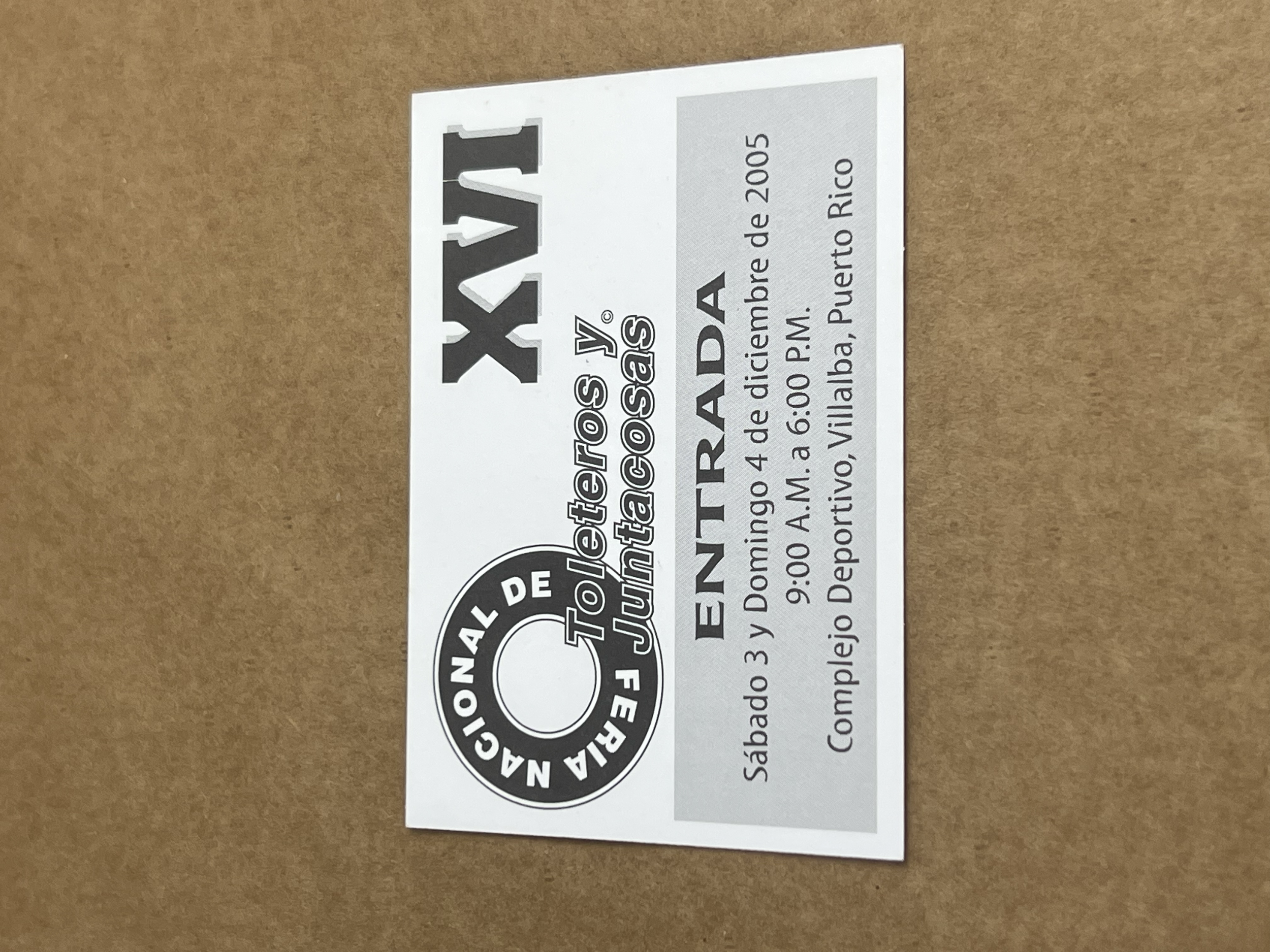 Ruben Gomez Toleteros y Juntacosas 2005 Back.png