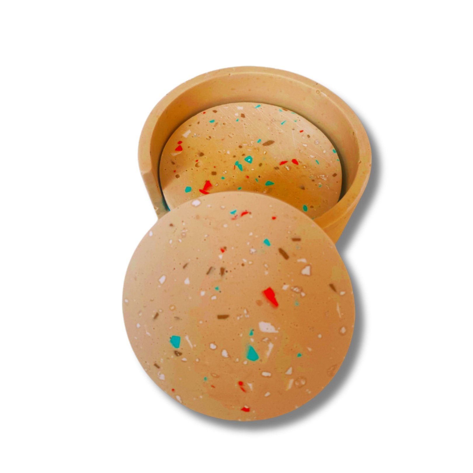 Jesmonite Terrazzo Coaster Set