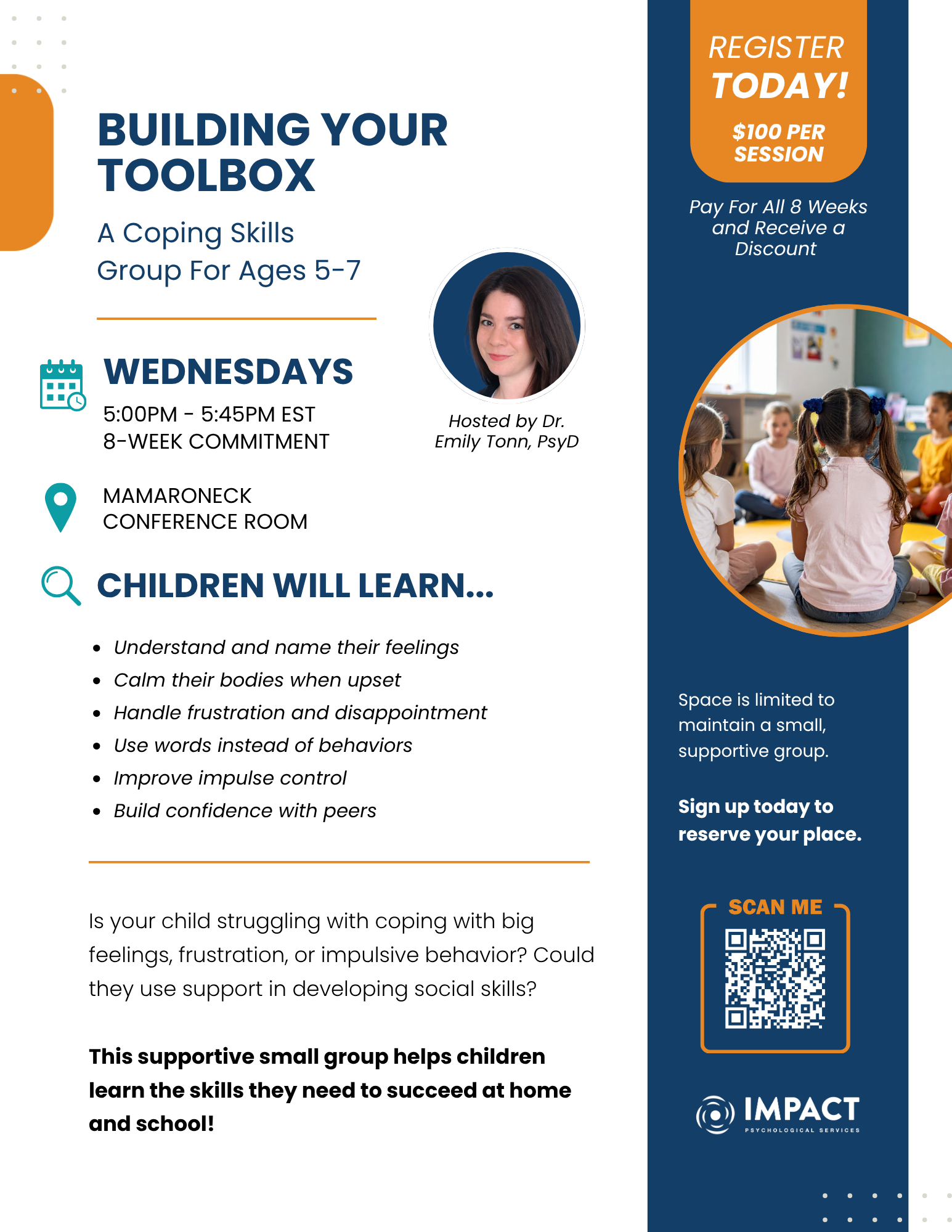 the flyer for Building Your Toolbox