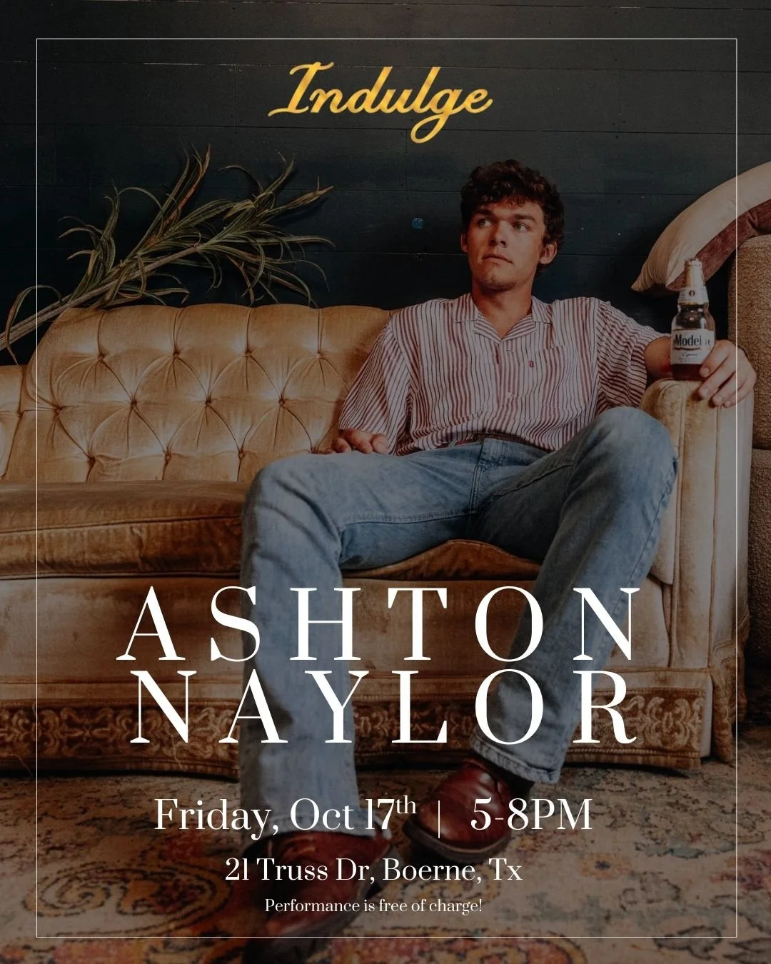 Live Music: Ashton Naylor