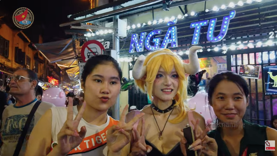 A first for us: Halloween in Hanoi