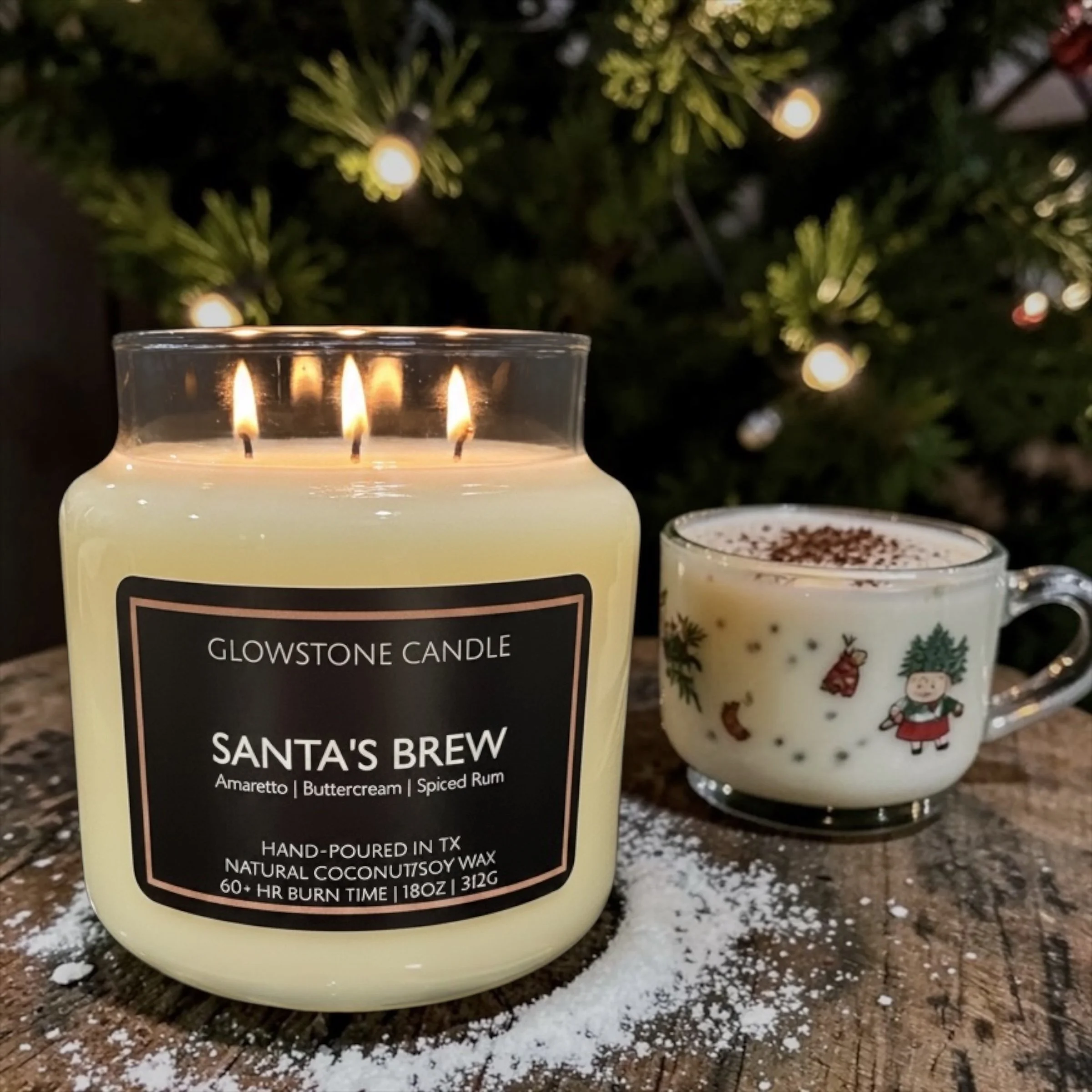 Santa's Brew Candle