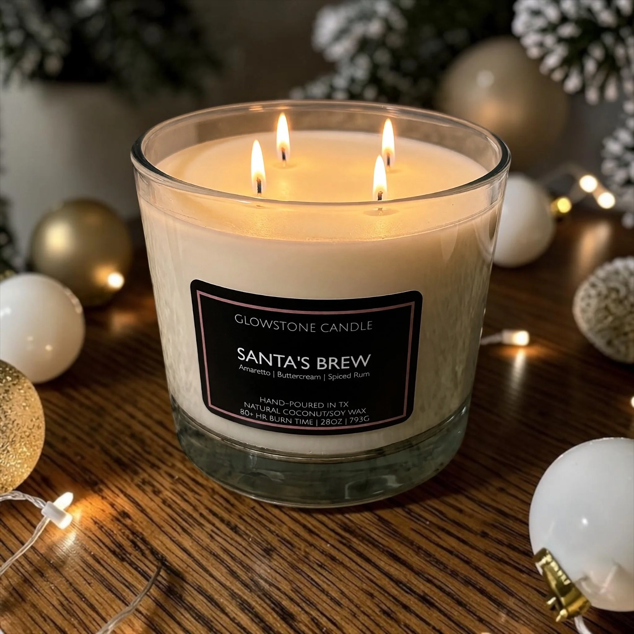 Santa's Brew Candle (4-Wick)