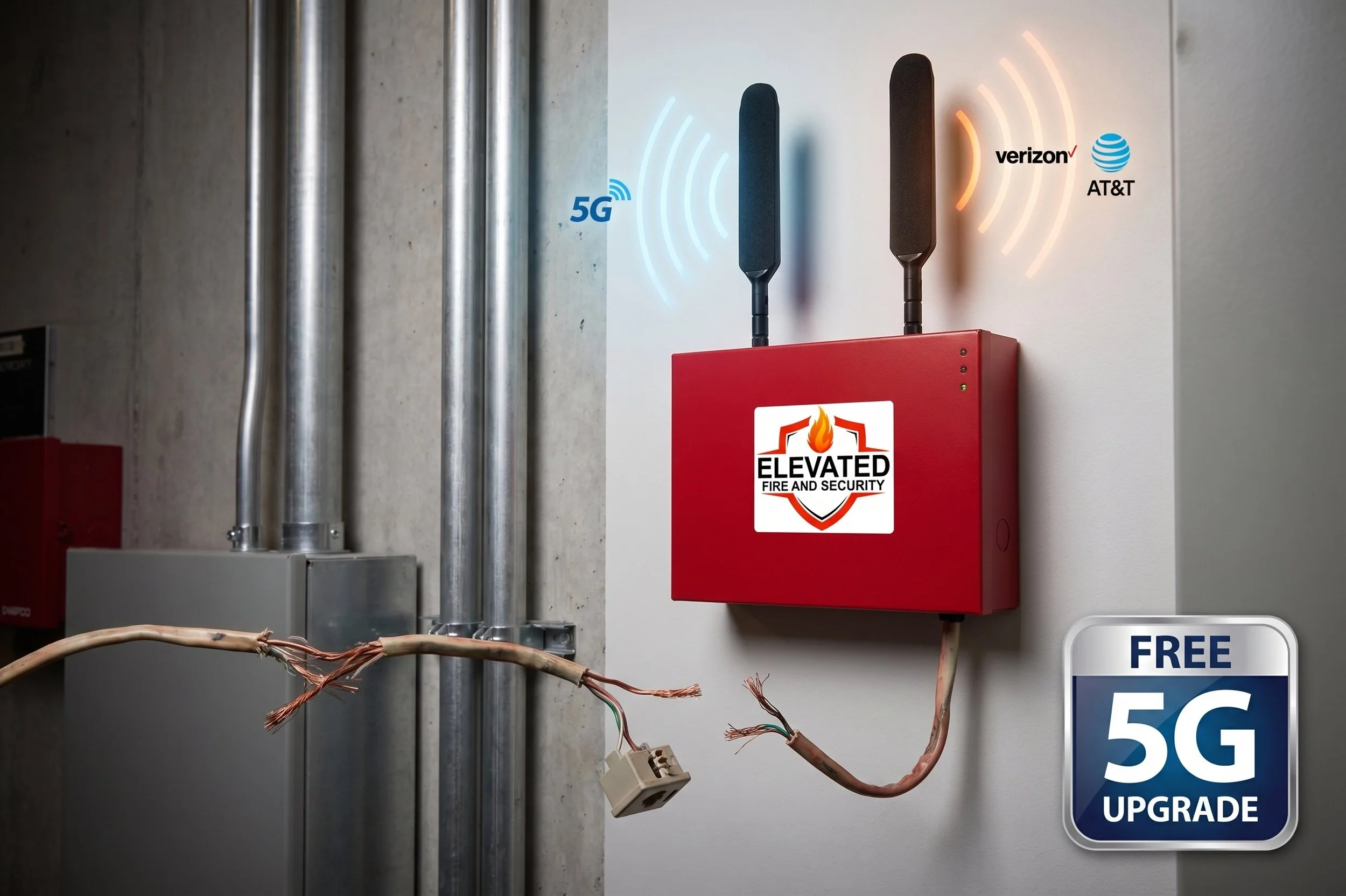 24/7 Fire Alarm Cellular Monitoring Service