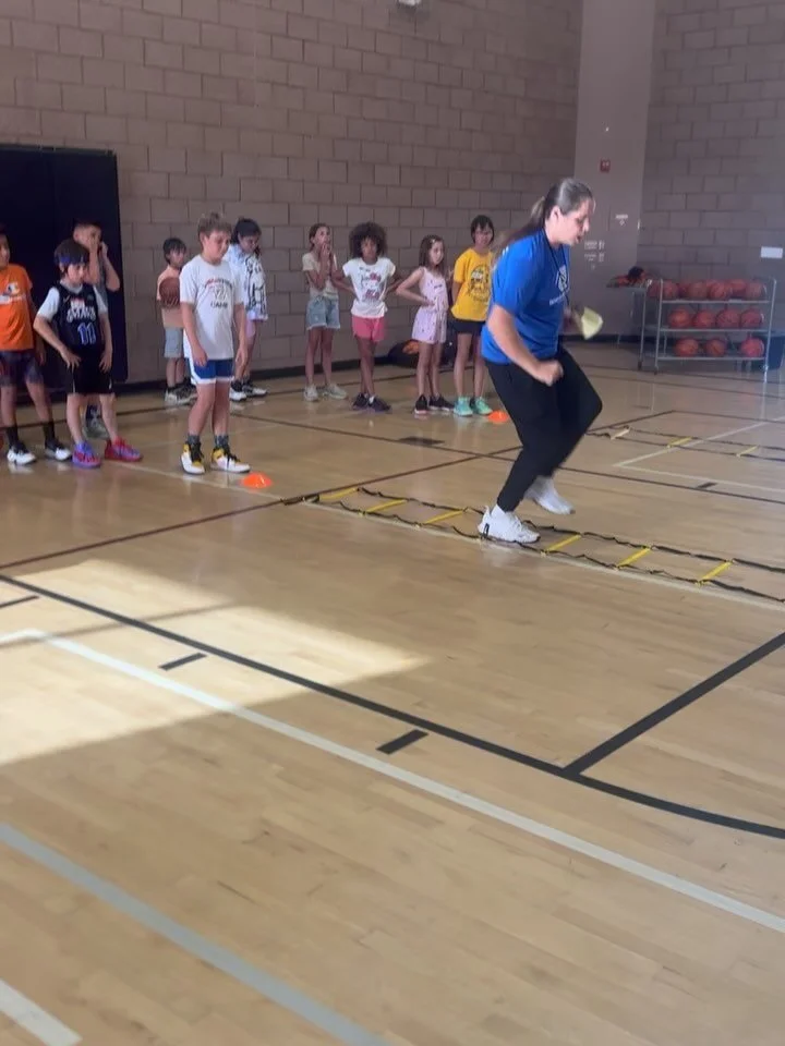 Working on that footwork at the YBL Summer Camp!