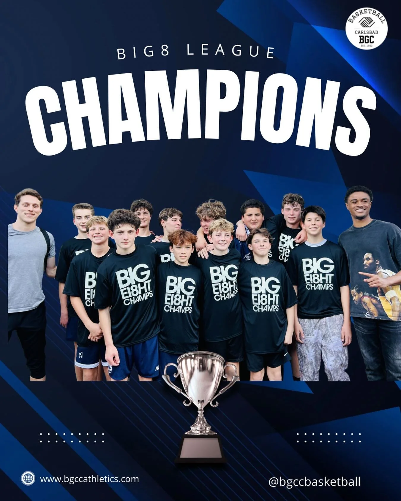 Congrats to the Varsity Vikings for winning the Big8 Championship. It was a hard fought, tight battle against a tough Diegueno squad! Way to go boys! Shoutout to Coach Isaiah Cole-Jones and Makiah Morris for leading the team.