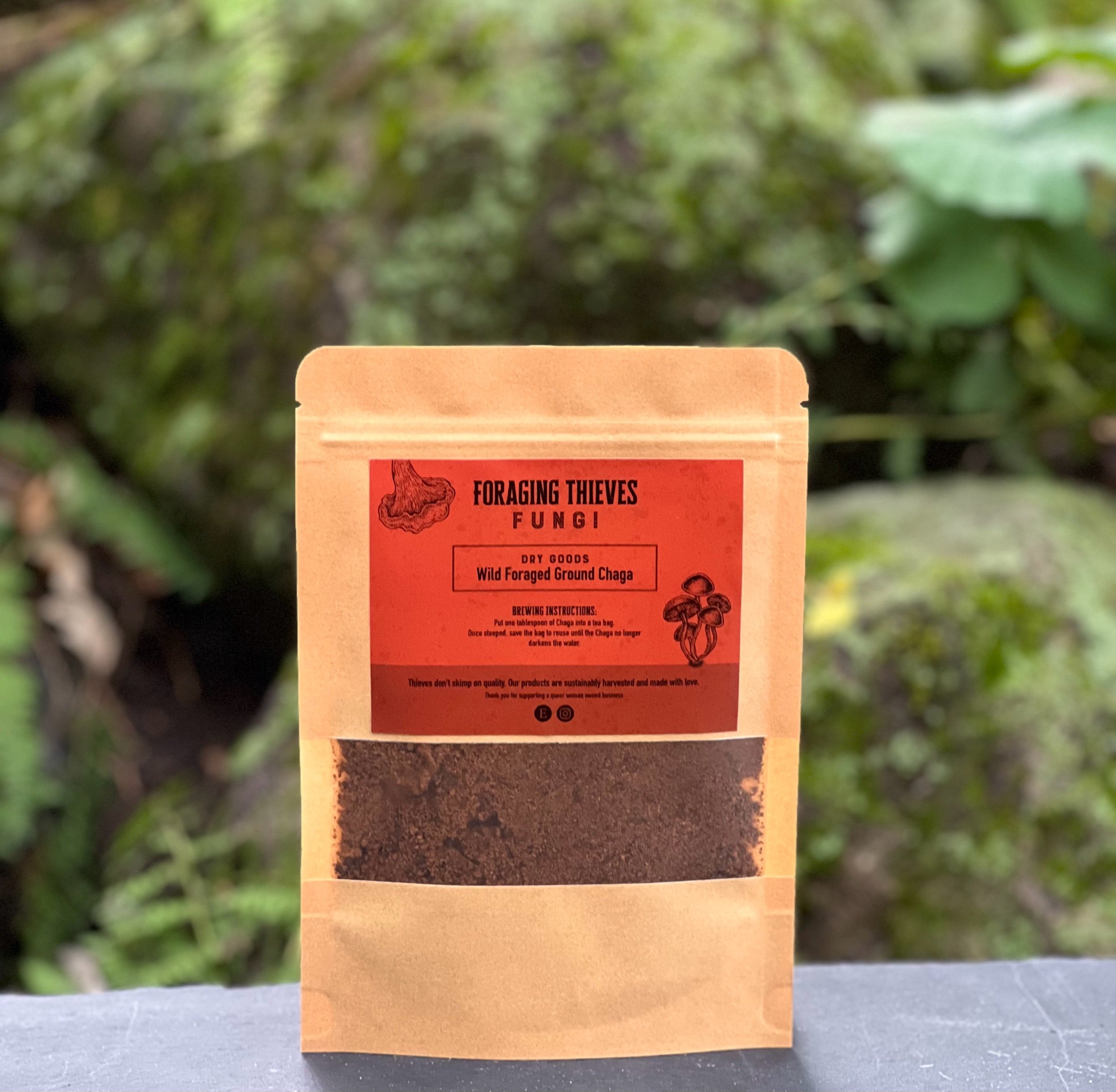 Wild Foraged Ground Chaga