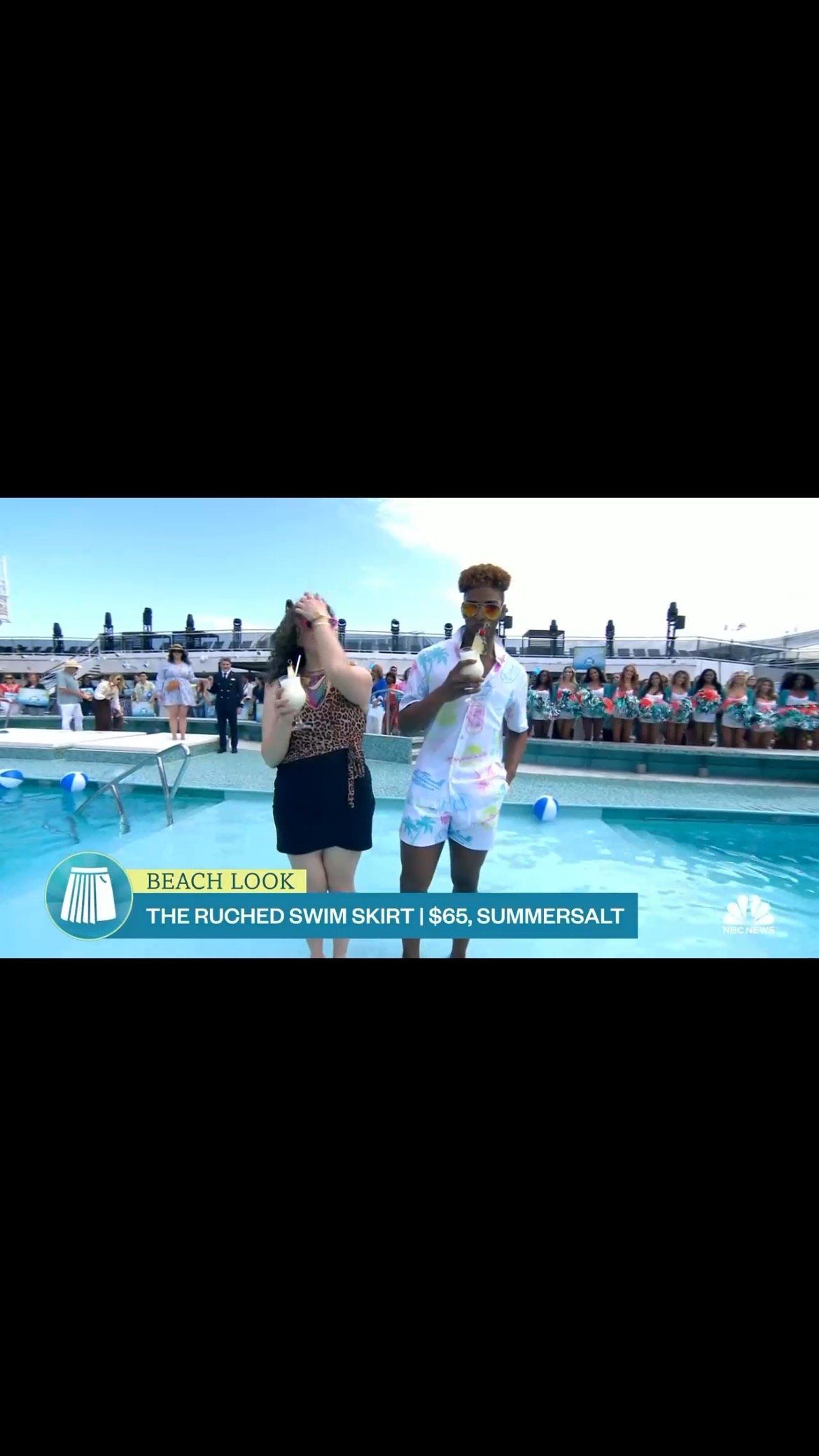 What a better way to get hyped for summer style than with @jillmartin and @todayshow ?! @summersalt has the best suits to wear from day to night for all of your summer adventures. āļø
