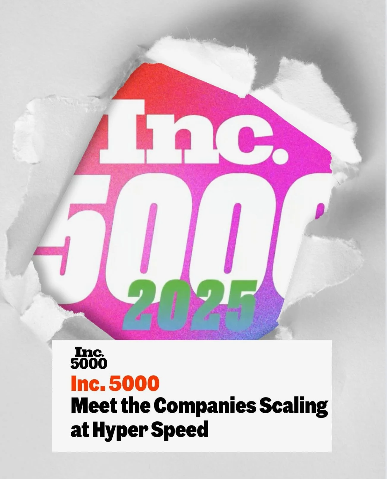 @incmagazine released the Inc. 5000 list today recognizing the fastest-growing private companies in America. To no surprise, our partner @beekeepers_naturals is among those listed as the best of the best. Congrats to all of the honorees! 💥