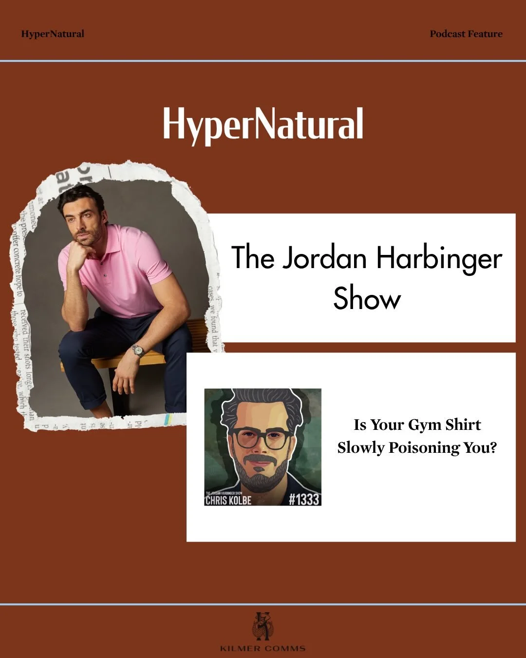 @hypernaturalstyle founder Chris Kolbe discusses the problem with the performance apparel industry on @jordanharbinger . It isn&rsquo;t all doom and gloom though; he&rsquo;s building a better way with bio-based materials derived of jade stones and cr