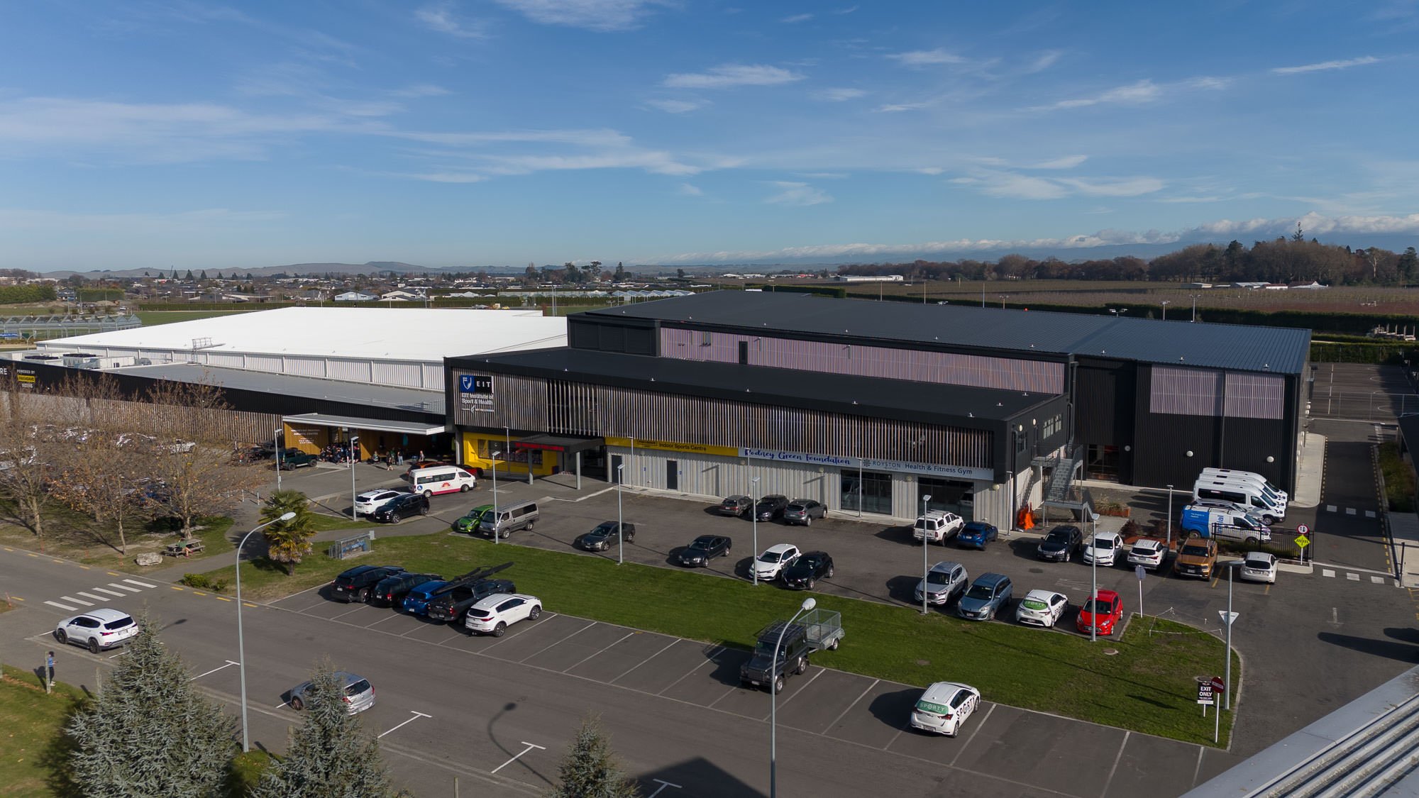 AFC is a Wellington company also working in Hawke's Bay and the lower north island. They are specialist architectural cladding installers. This project at the Hastings sports park included ACM panel.