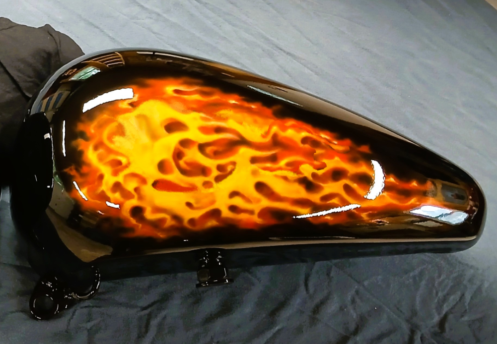Flamed Harley Tank