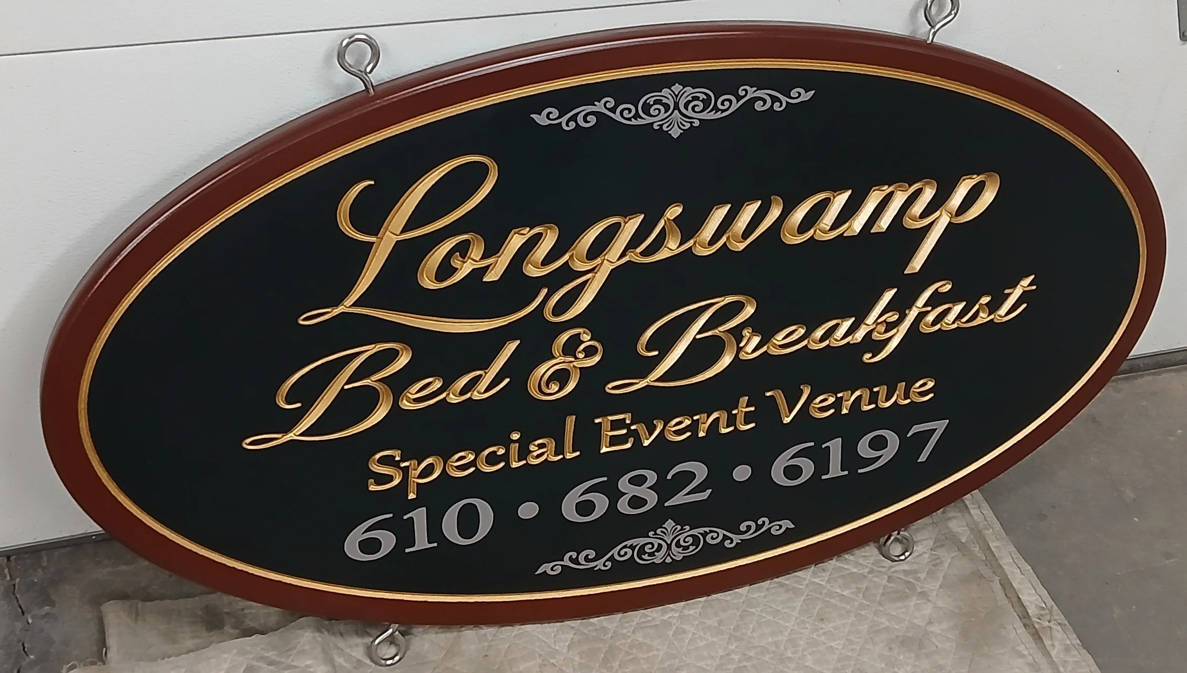 Carved PVC Outdoor Sign