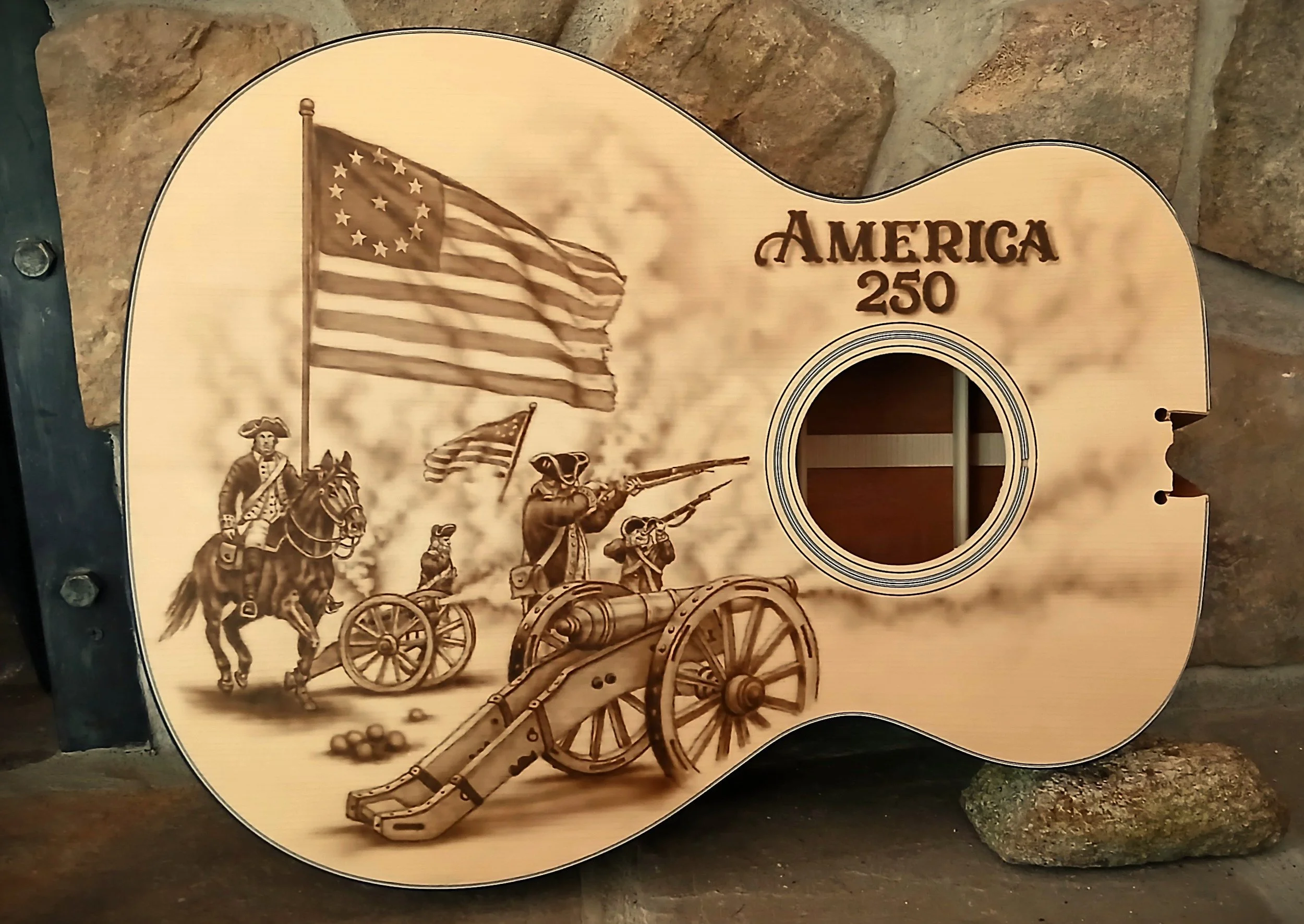  Commemorative Acoustic Guitar