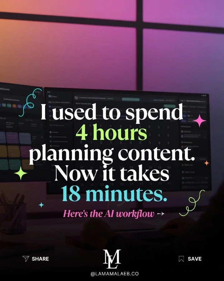 Comment &quot;Notion&quot; to get the Full Prompt Library.

This workflow changed everything for me.
I used to plan content in panic mode, scrambling every Sunday, stressing about what to post.
Now? I sit down once a month, run this system, and I'm s