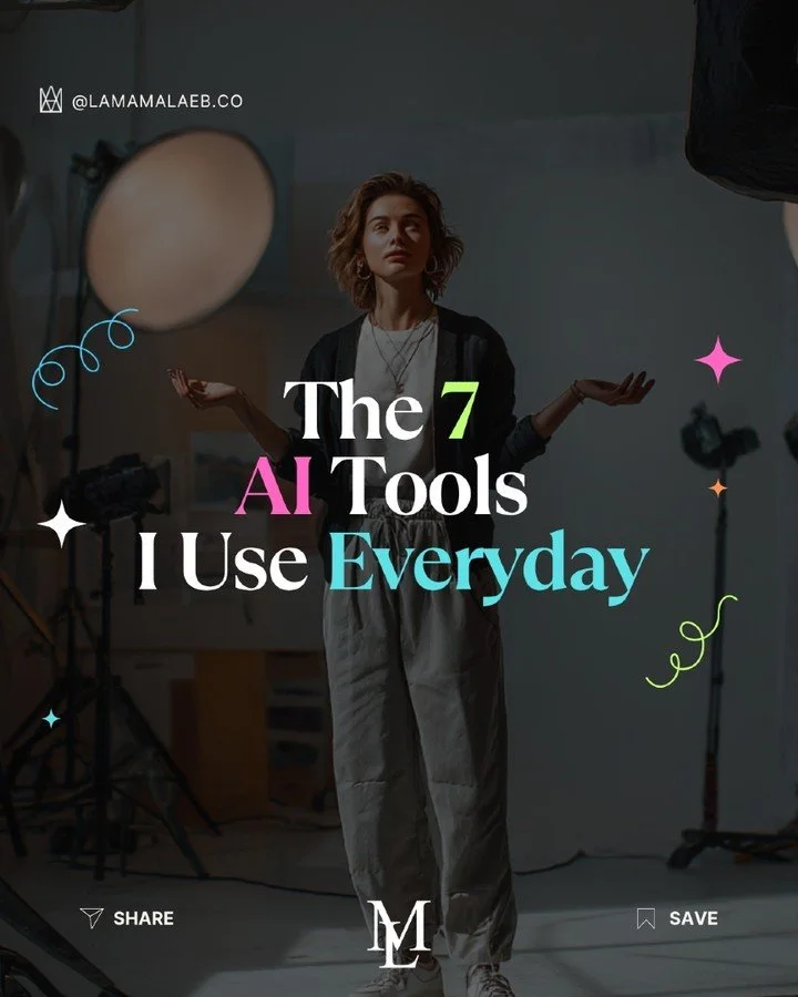 Here are the 7 AI tools I use every single day to run my entire business (worth saving this).

People always ask me: &quot;What AI tools should I learn?&quot;

Here's the truth: You don't need to learn 100 tools.

You need to MASTER 7.

These tools c