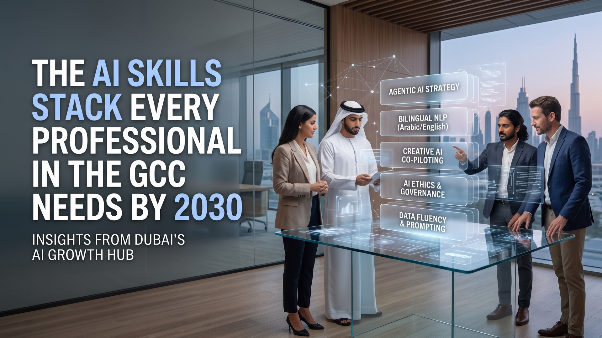 The AI Skills Stack Every Professional in the GCC Needs by 2030