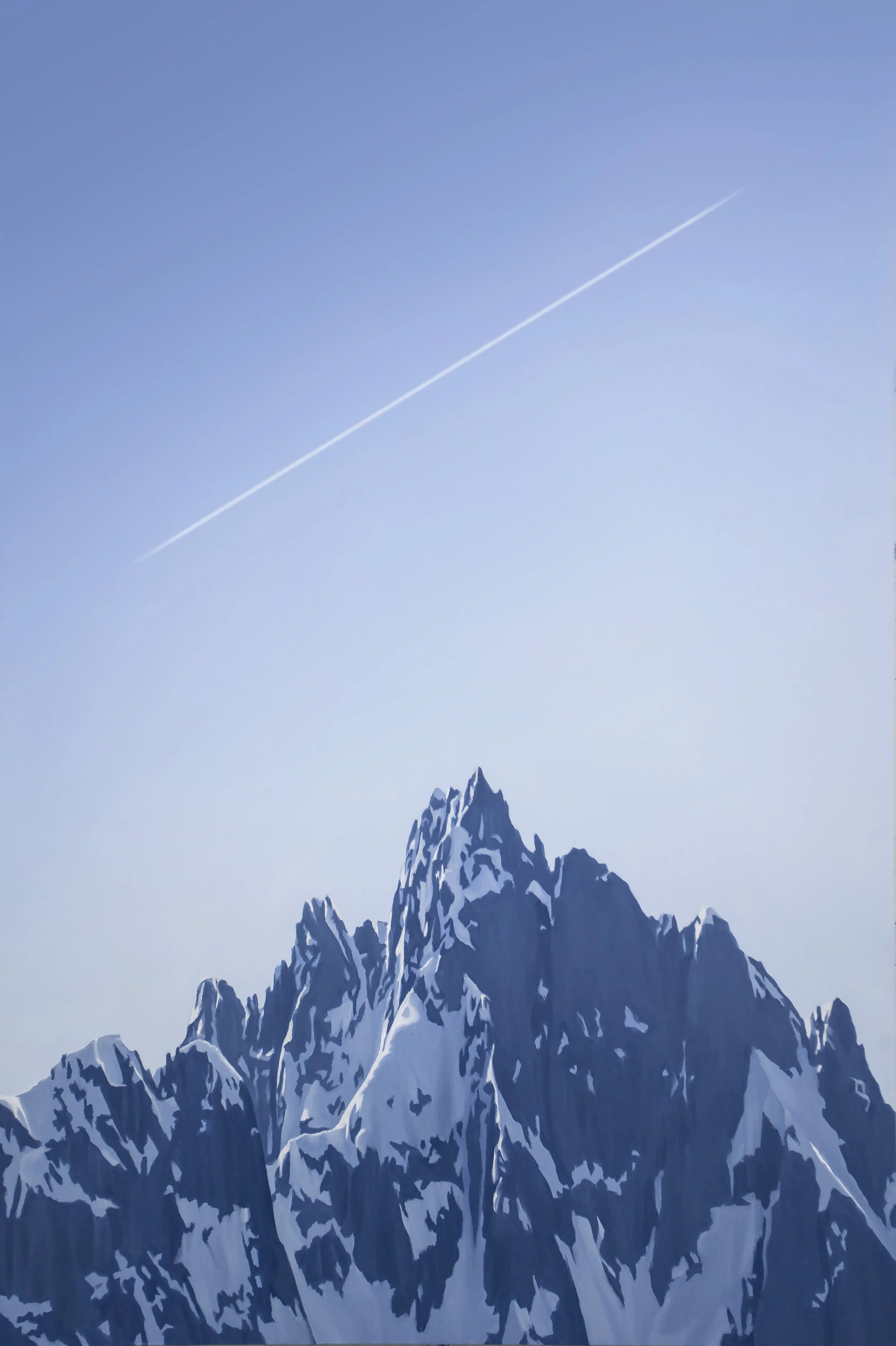 Skytrail oil on panel 45 x 30cm