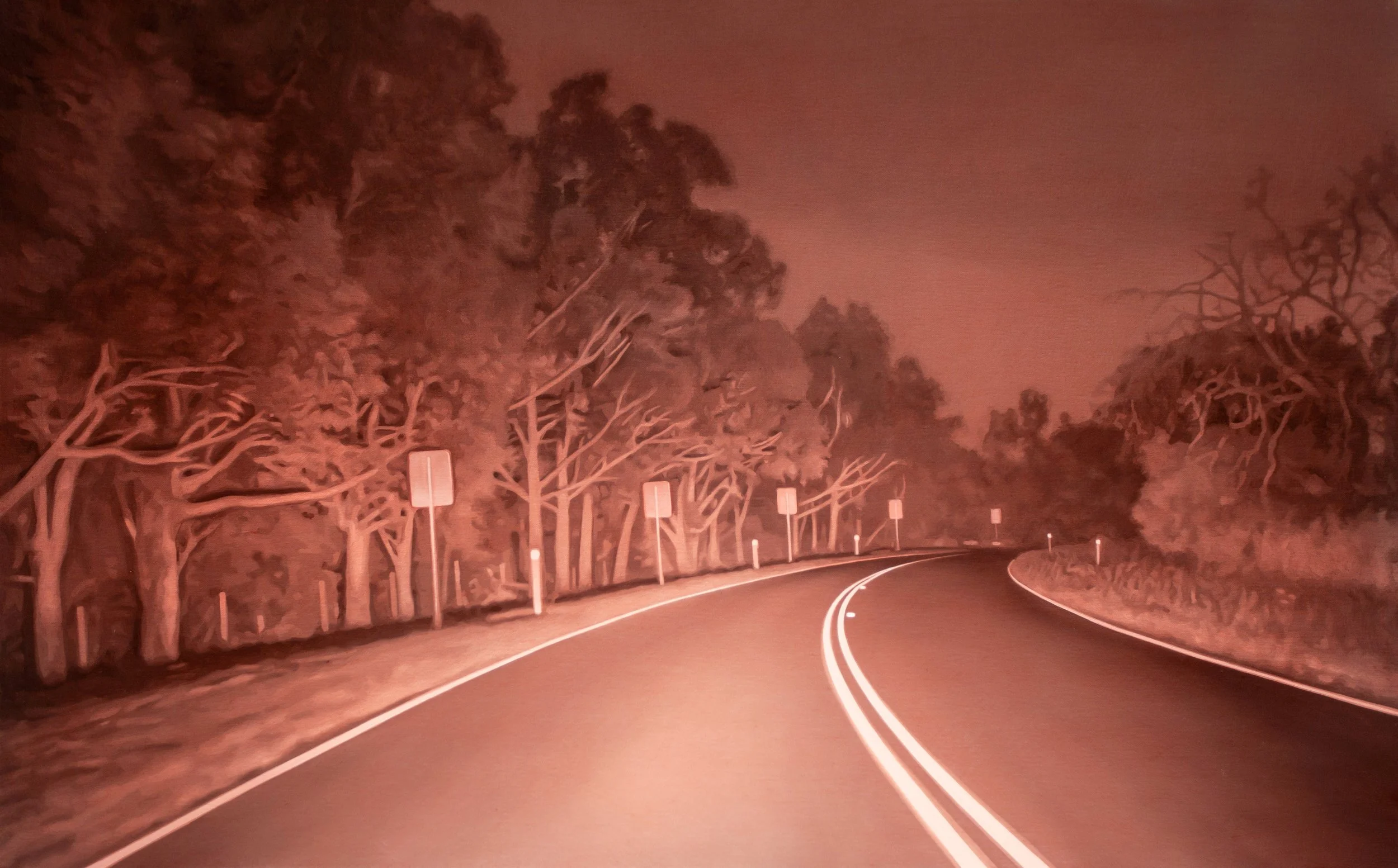 Long Way Round. Oil on linen 51x81.5cm