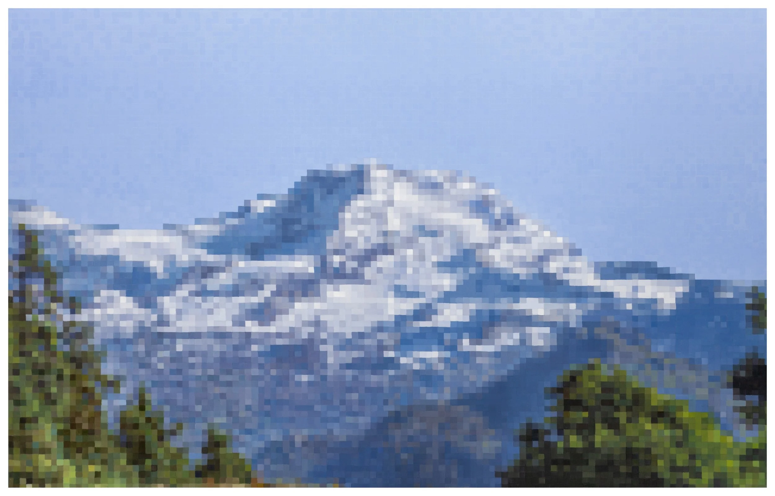 Monte Rosa 81x122cm oil on linen