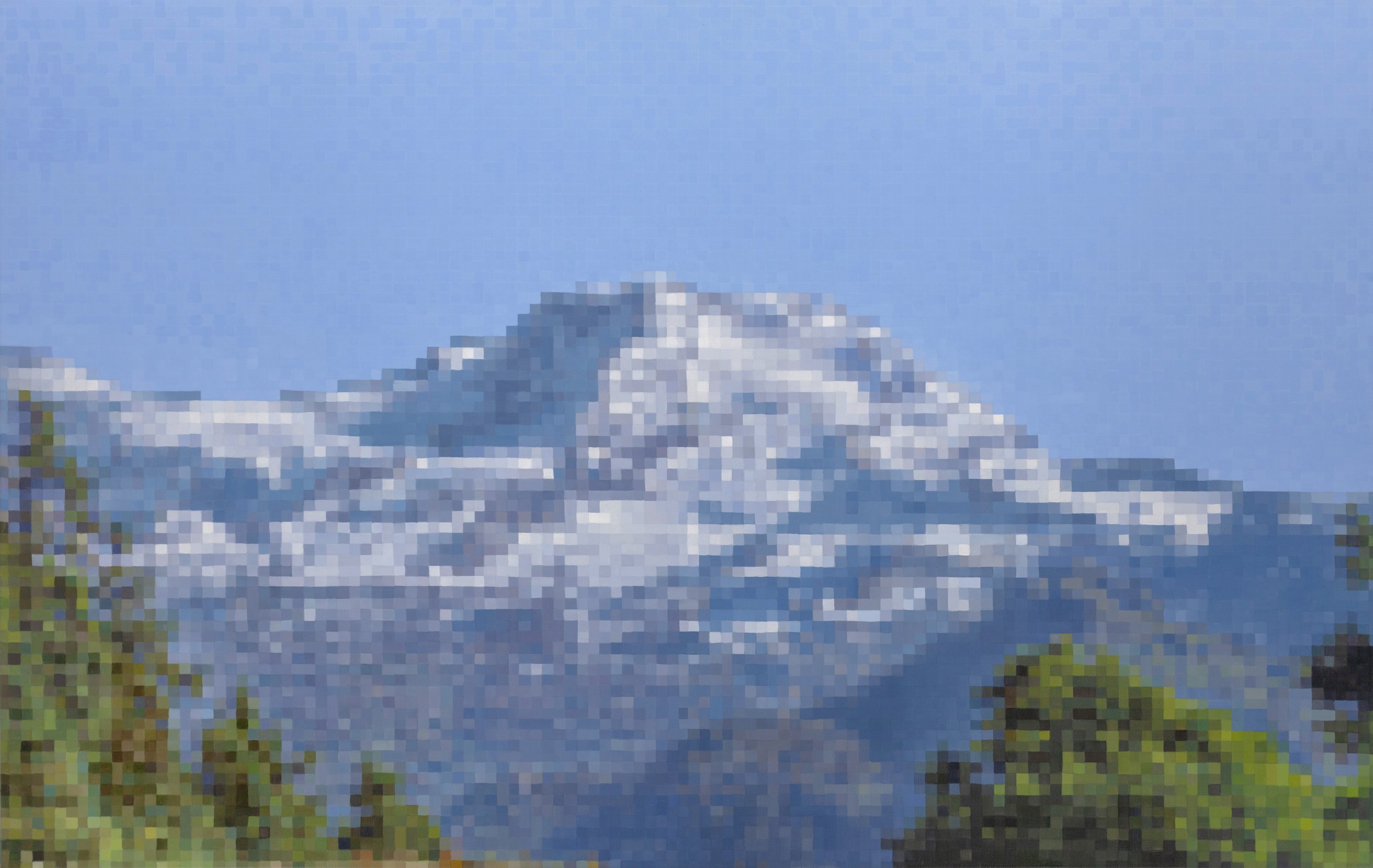 Monte Rosa 81x122cm oil on linen