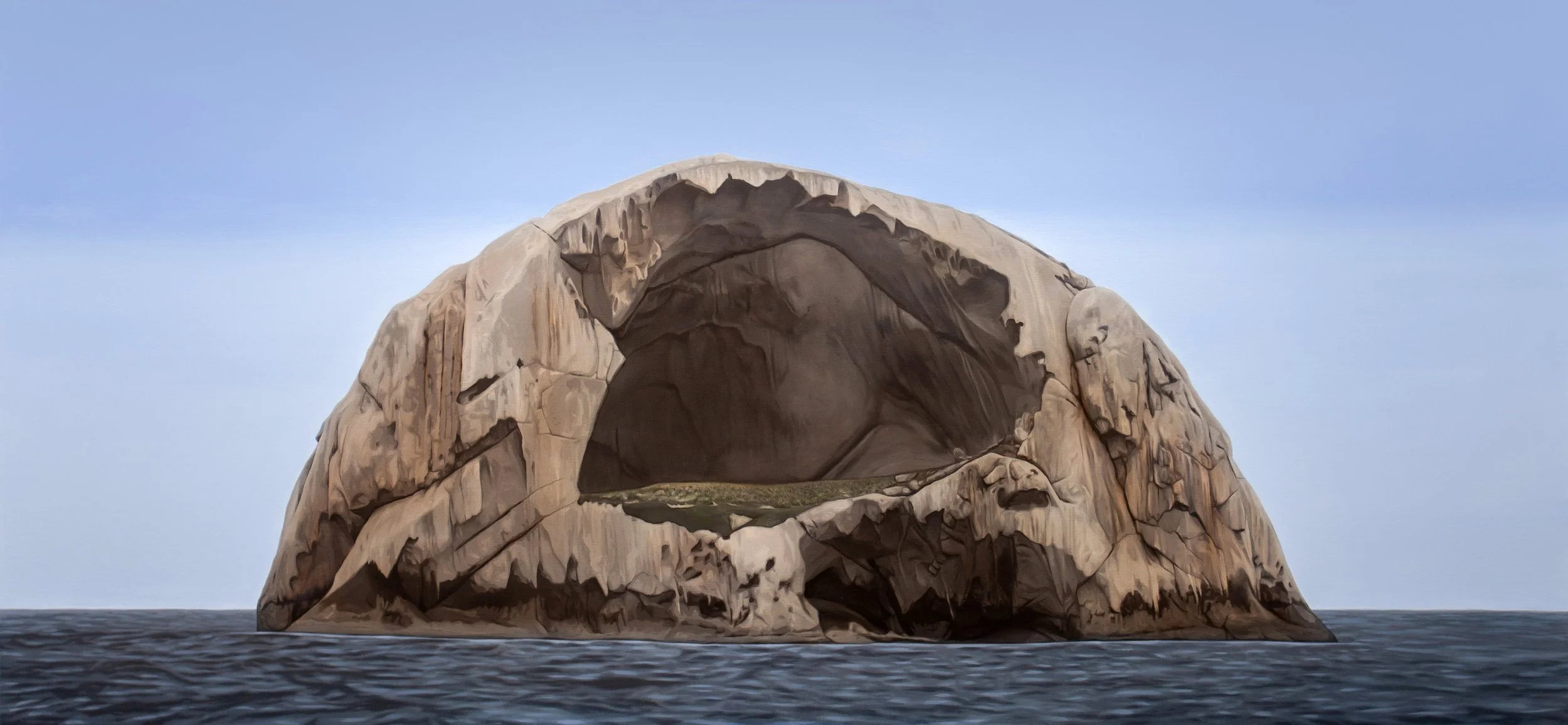 Skull Rock. Oil on linen. 71.5x152.5cm